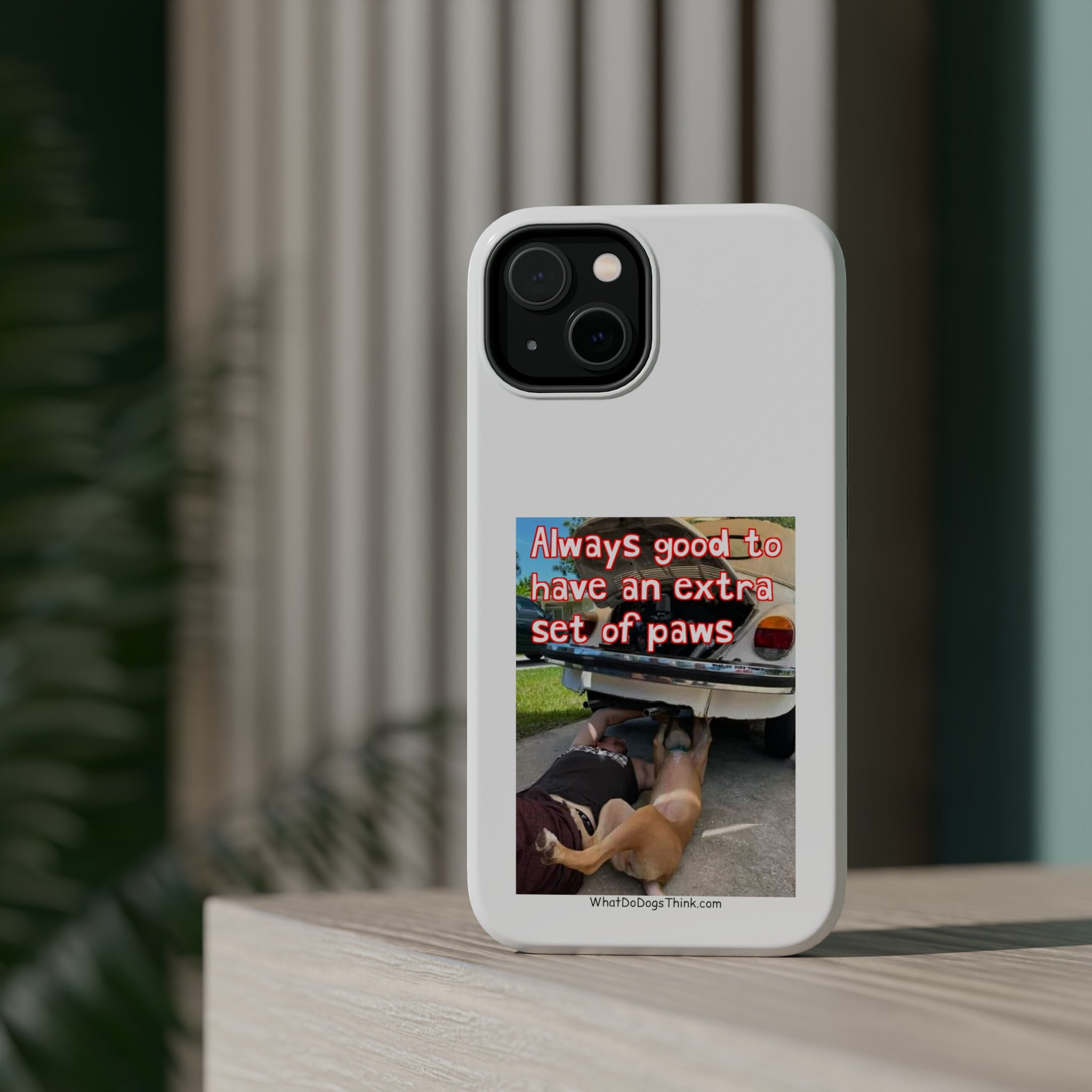 Extra Paw White MagSafe Tough Cases