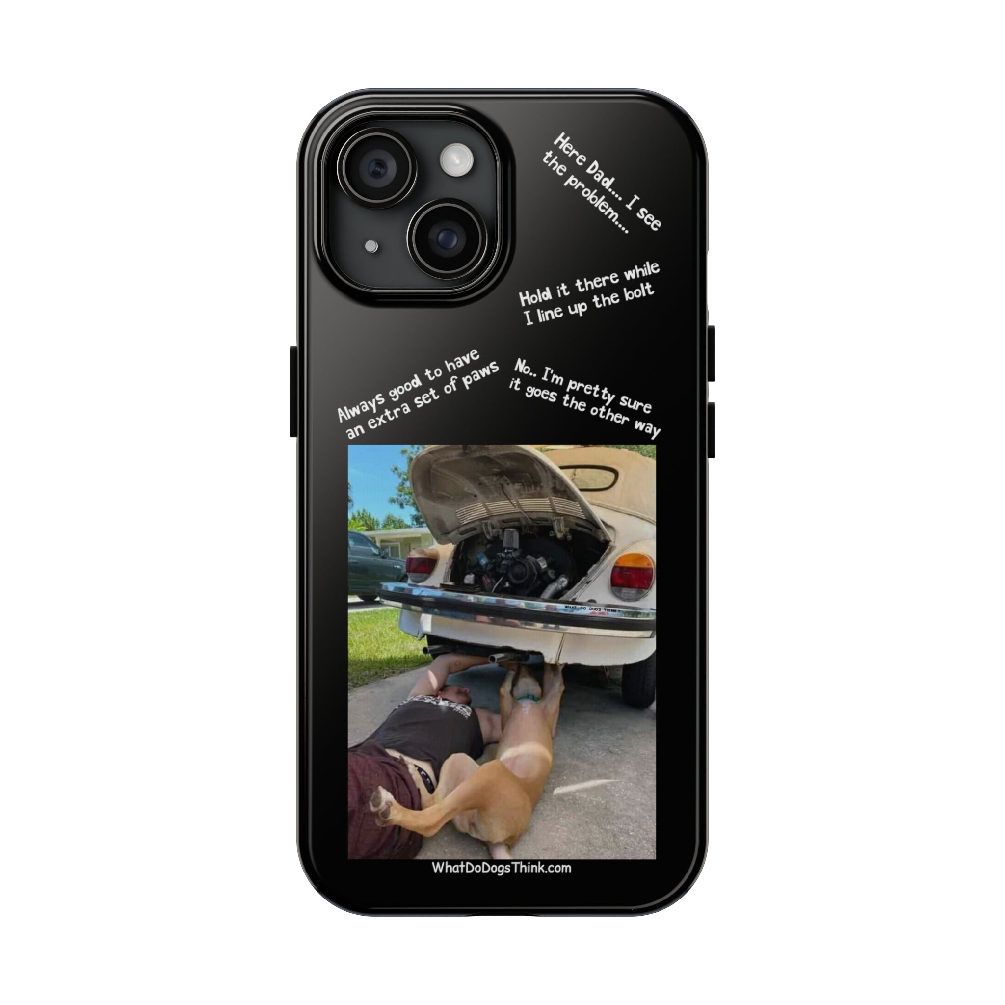 Bug Helper Compilation Black Tough Phone Cases