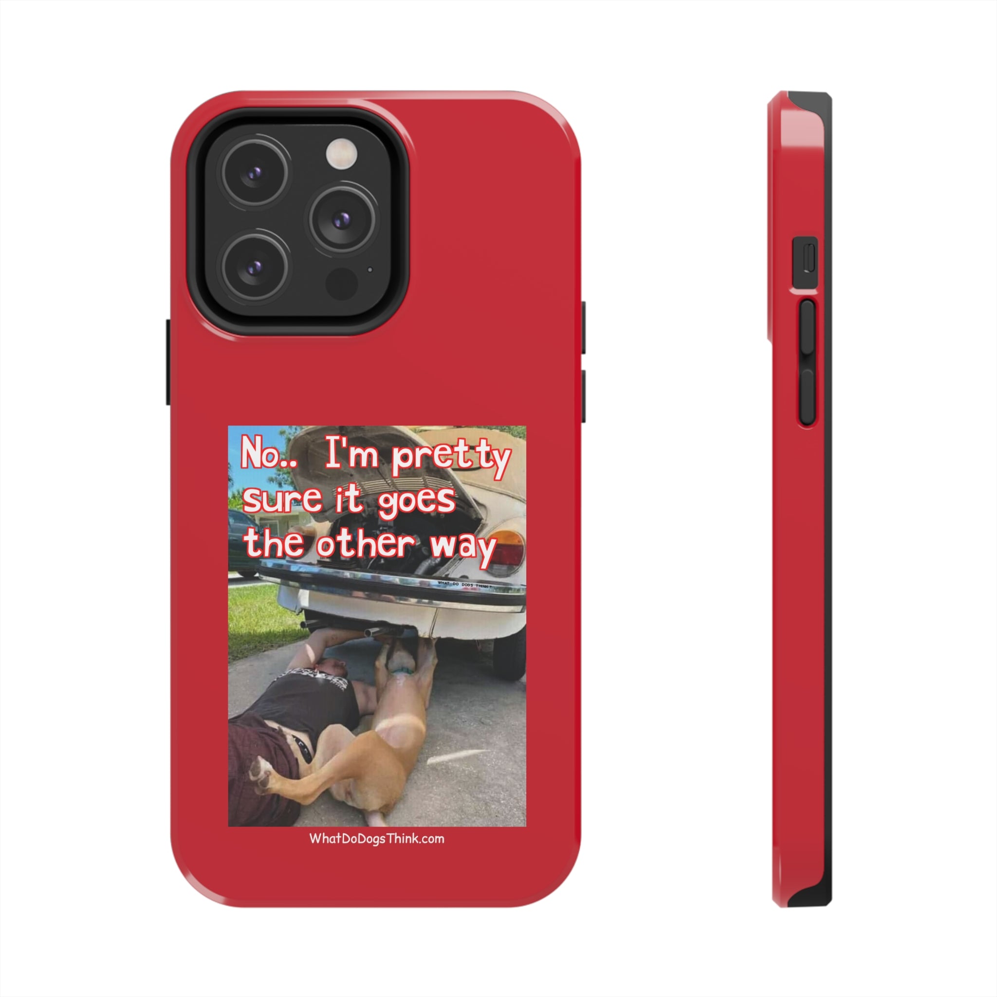Other Way Red Tough Phone Cases