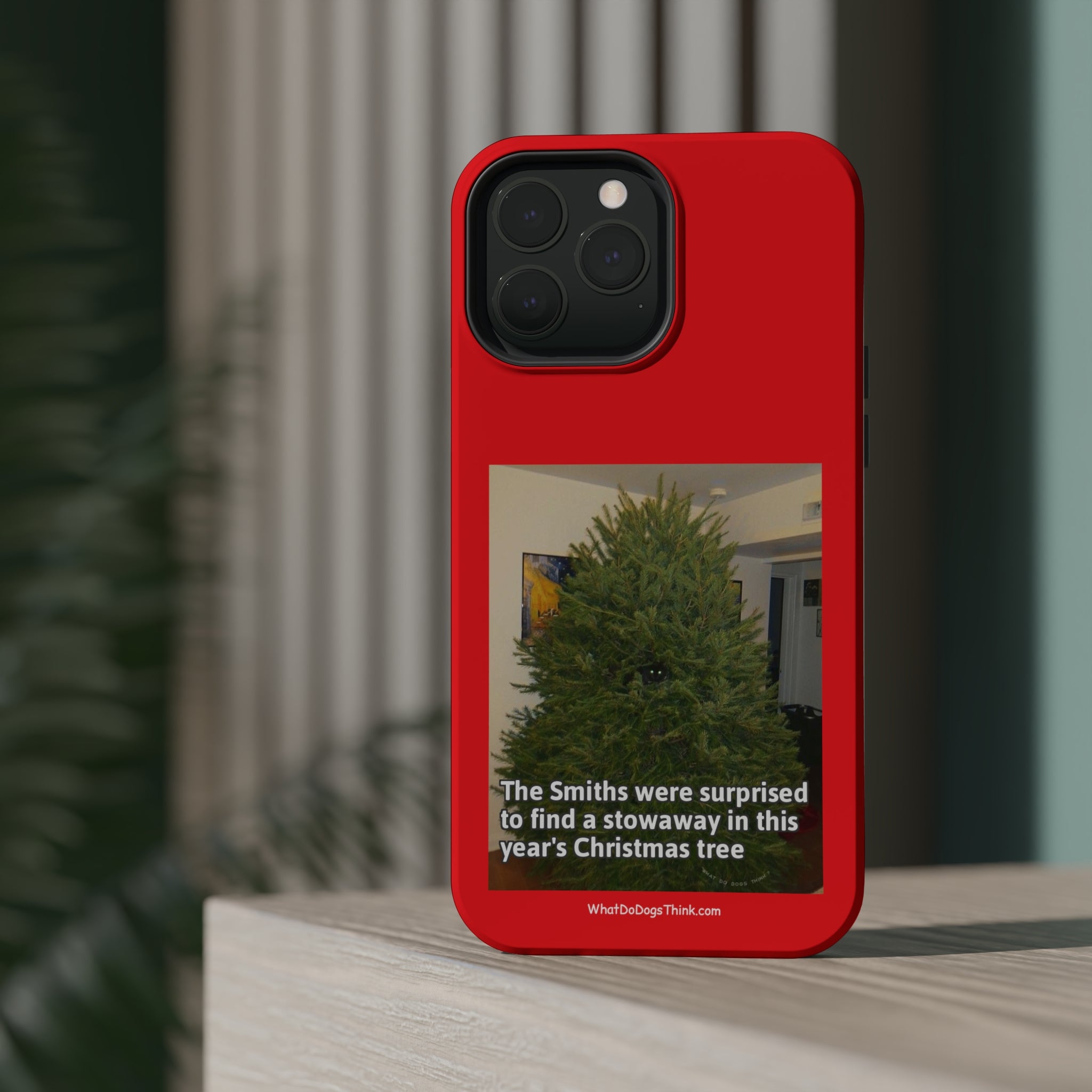 Stowaway Cat Red MagSafe Tough Case