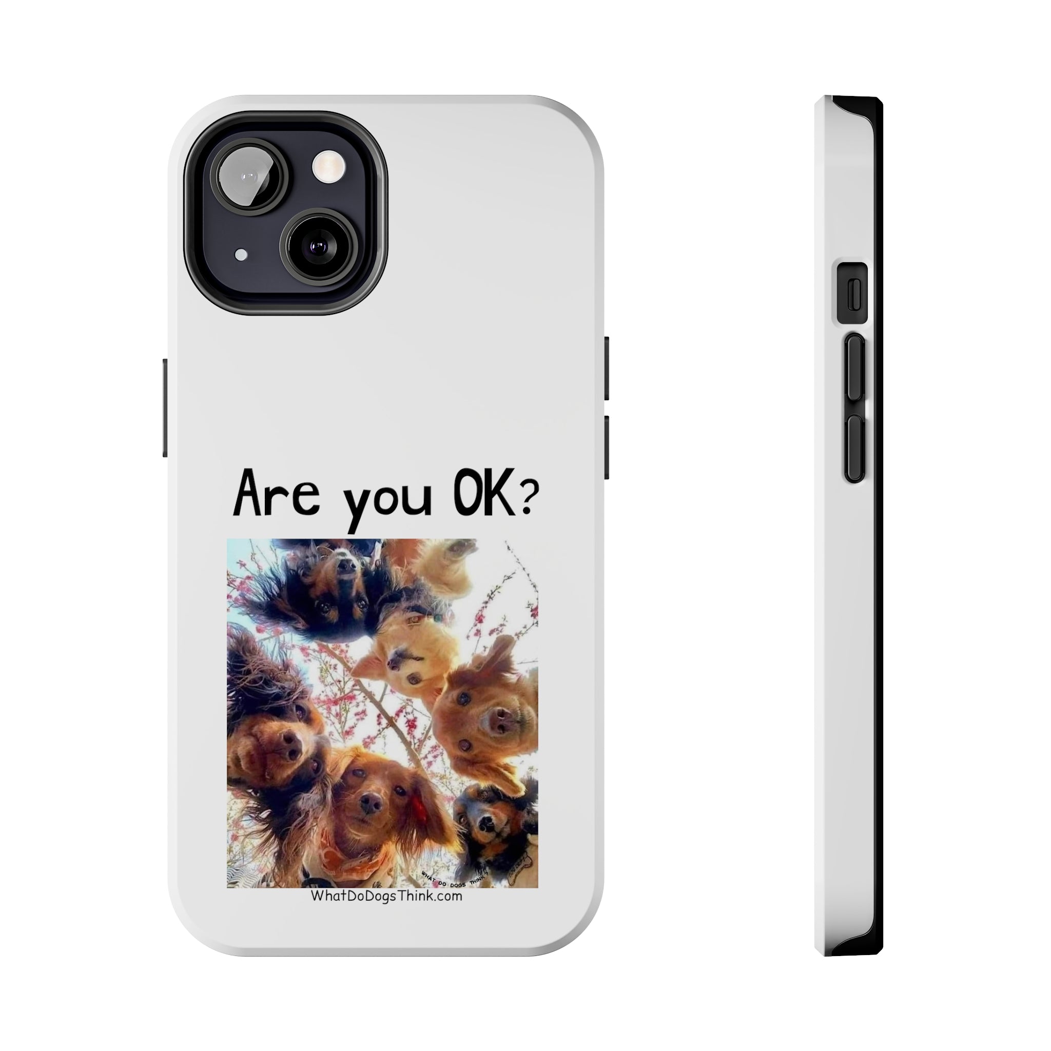Are You OK? White Tough Phone Cases