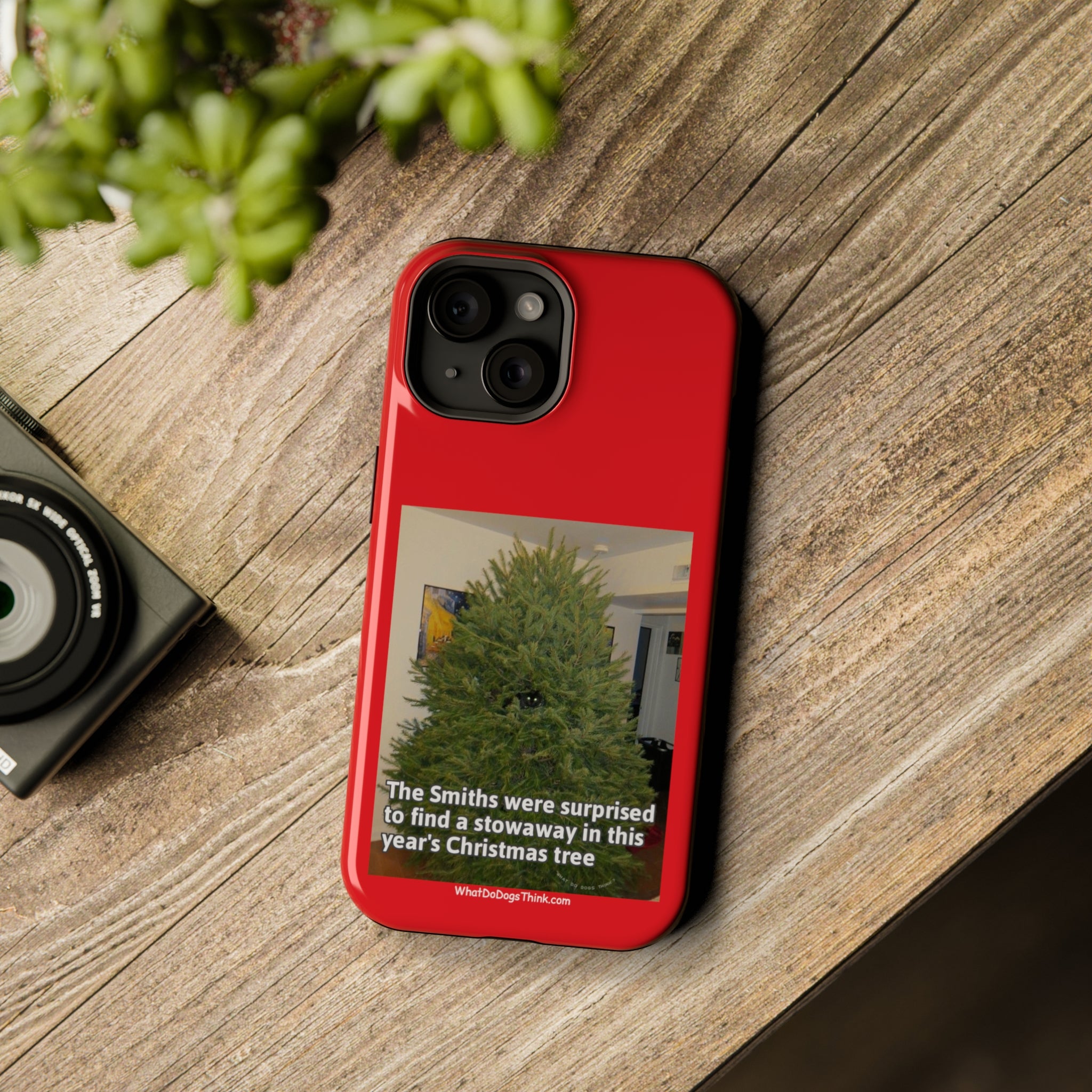 Stowaway Cat Red MagSafe Tough Case