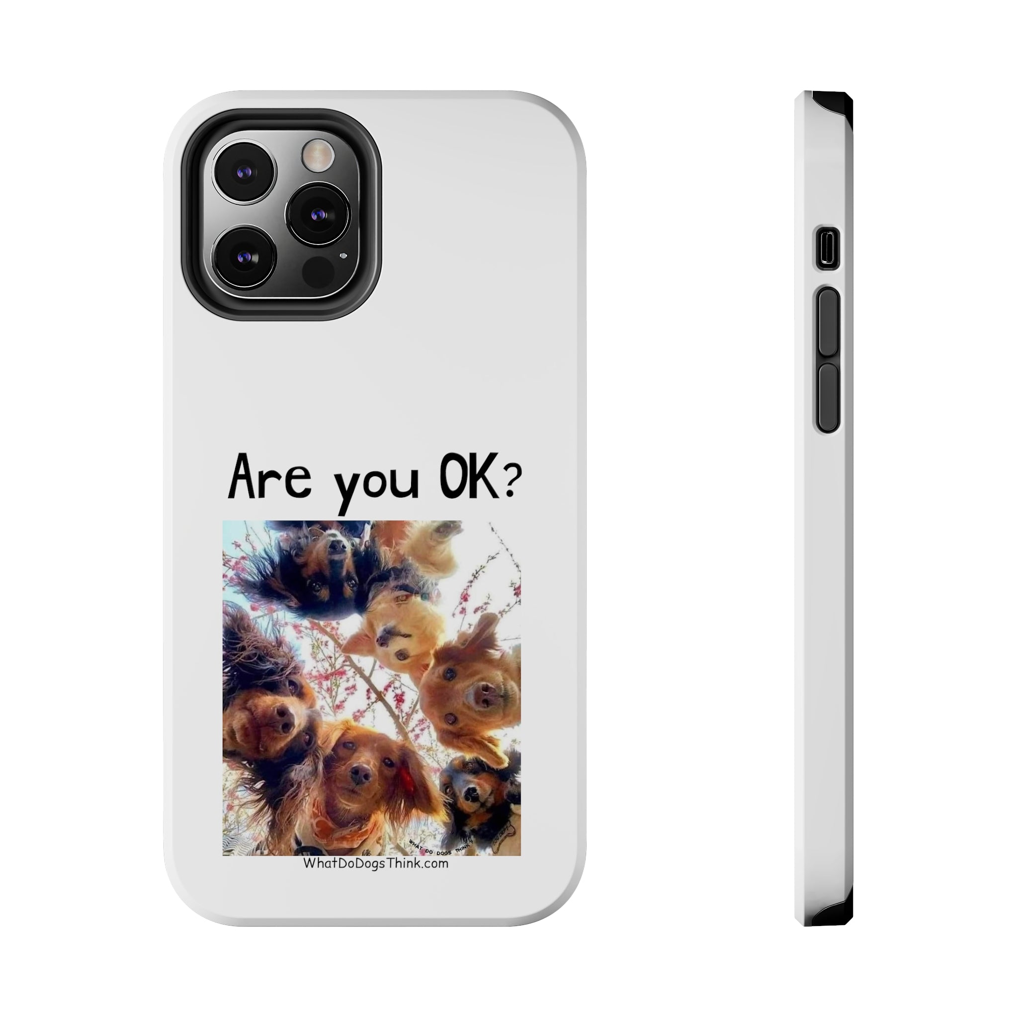 Are You OK? White Tough Phone Cases