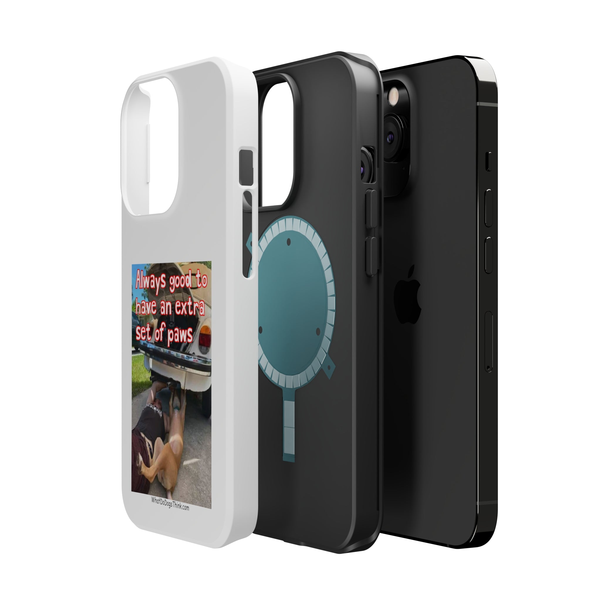 Extra Paw White MagSafe Tough Cases