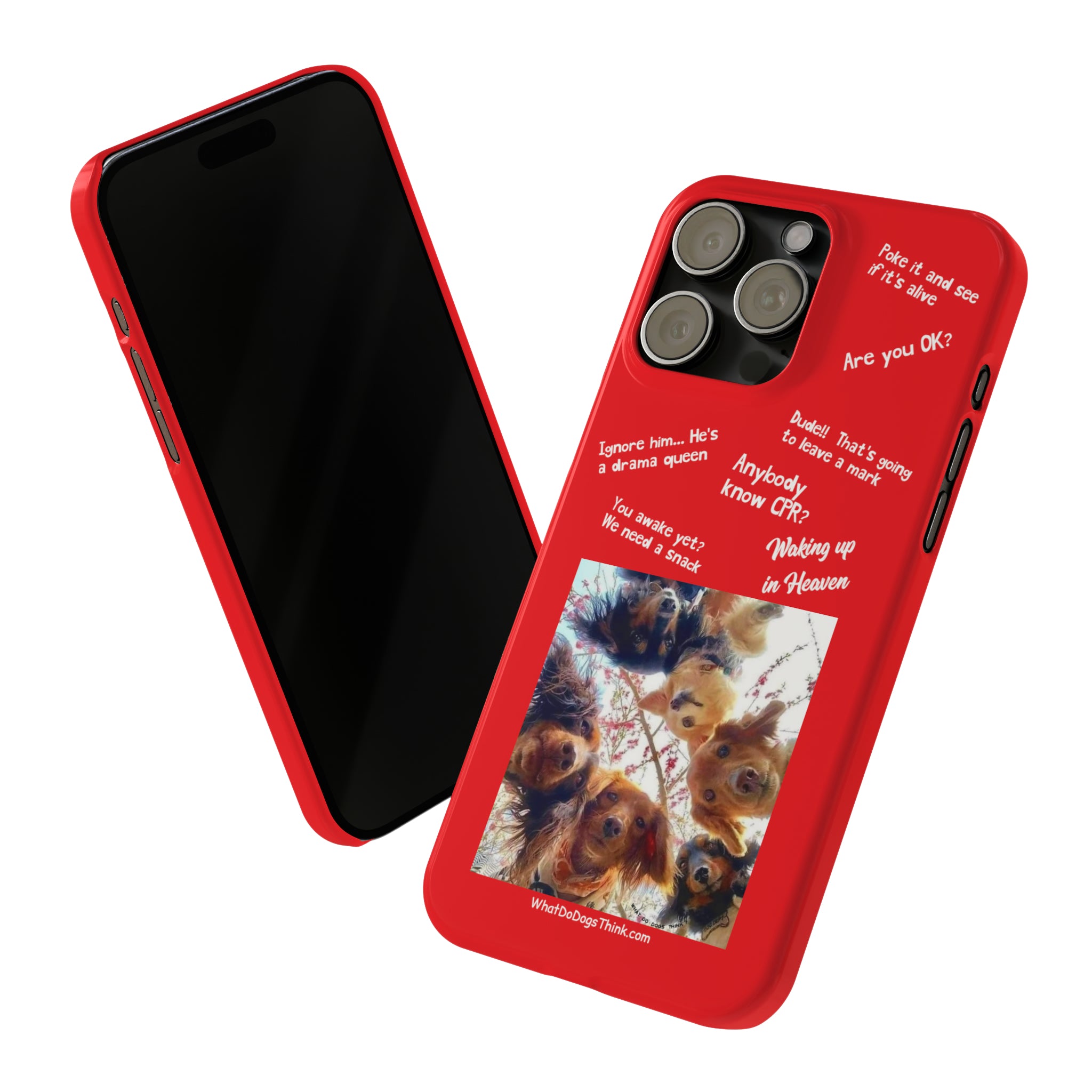Are You OK? Compilation Red Slim Phone Cases