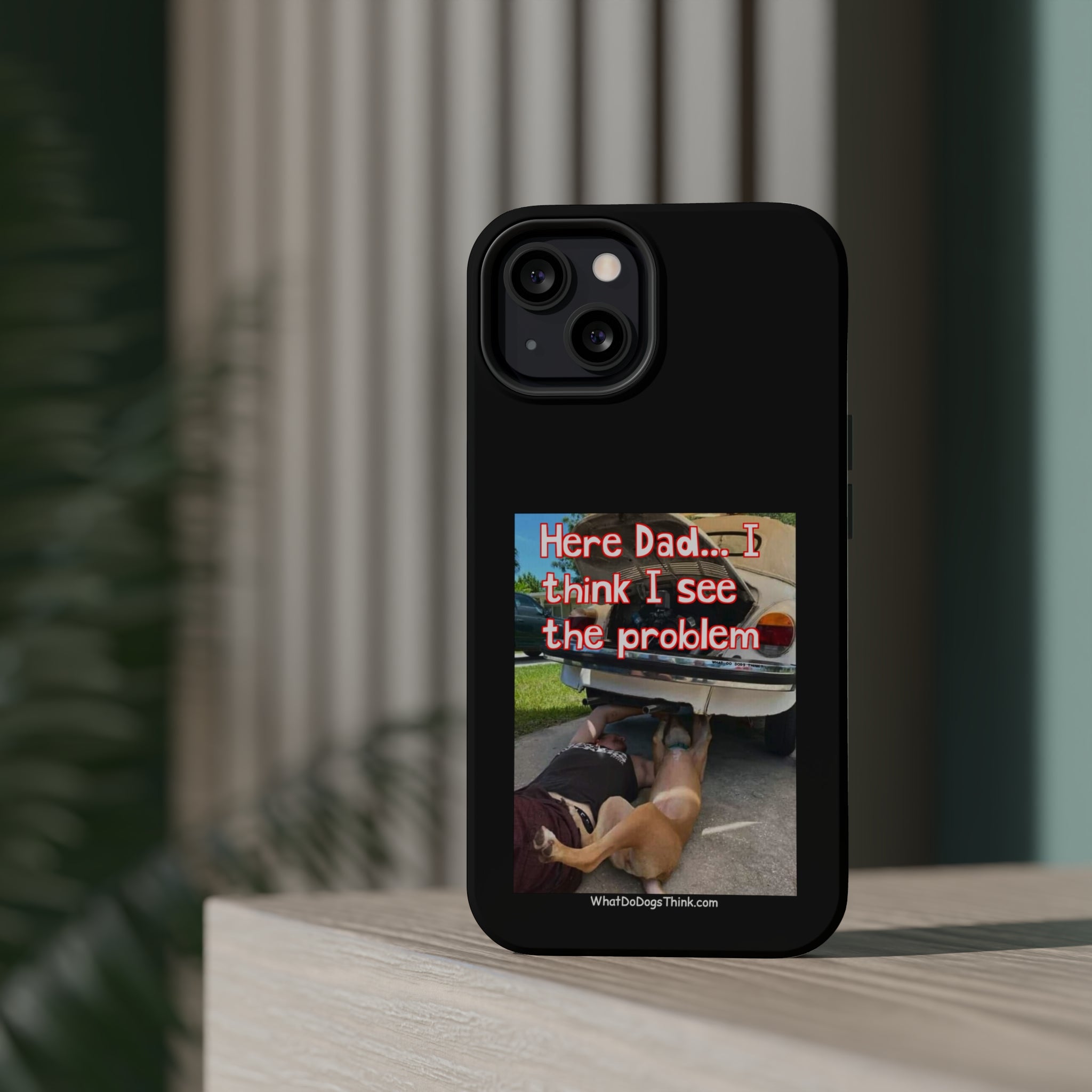 Here Dad Black MagSafe Tough Cases