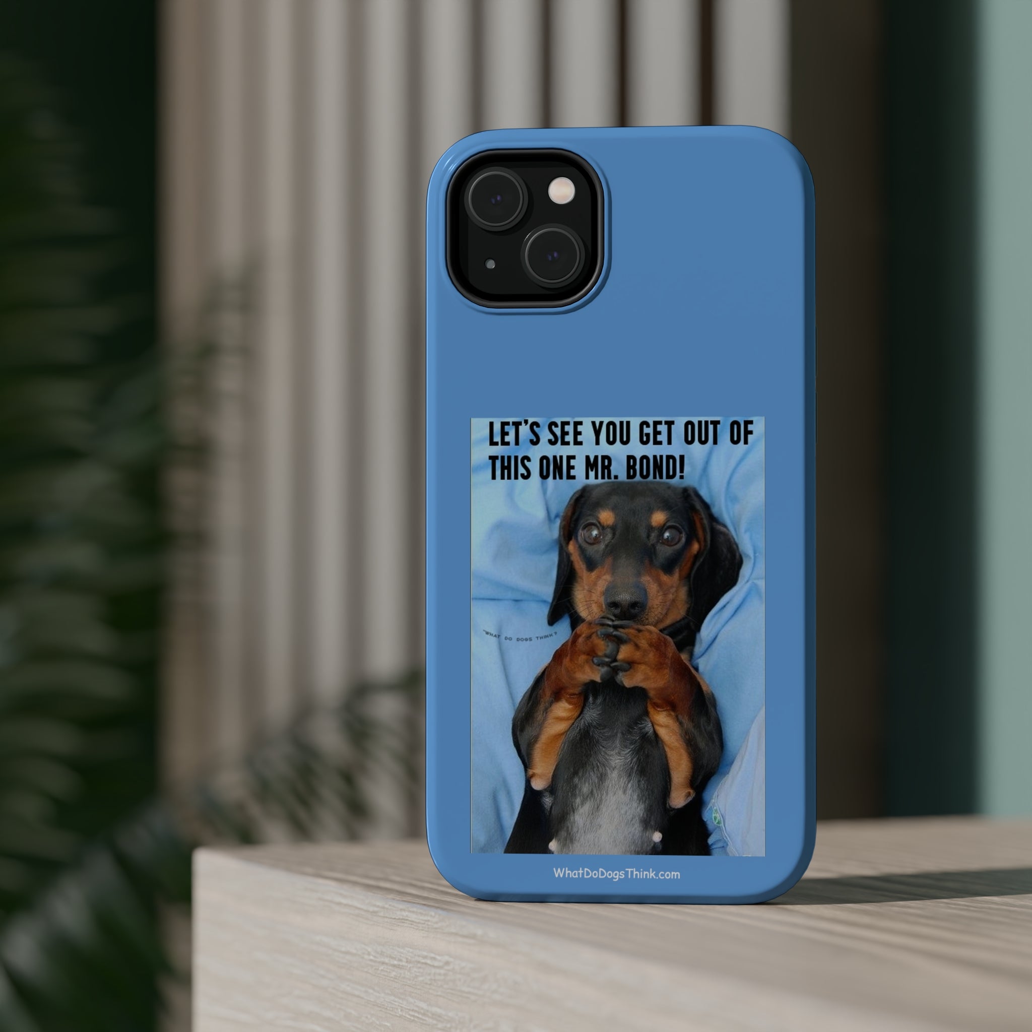 Mr. Bond Blue MagSafe Tough Cases