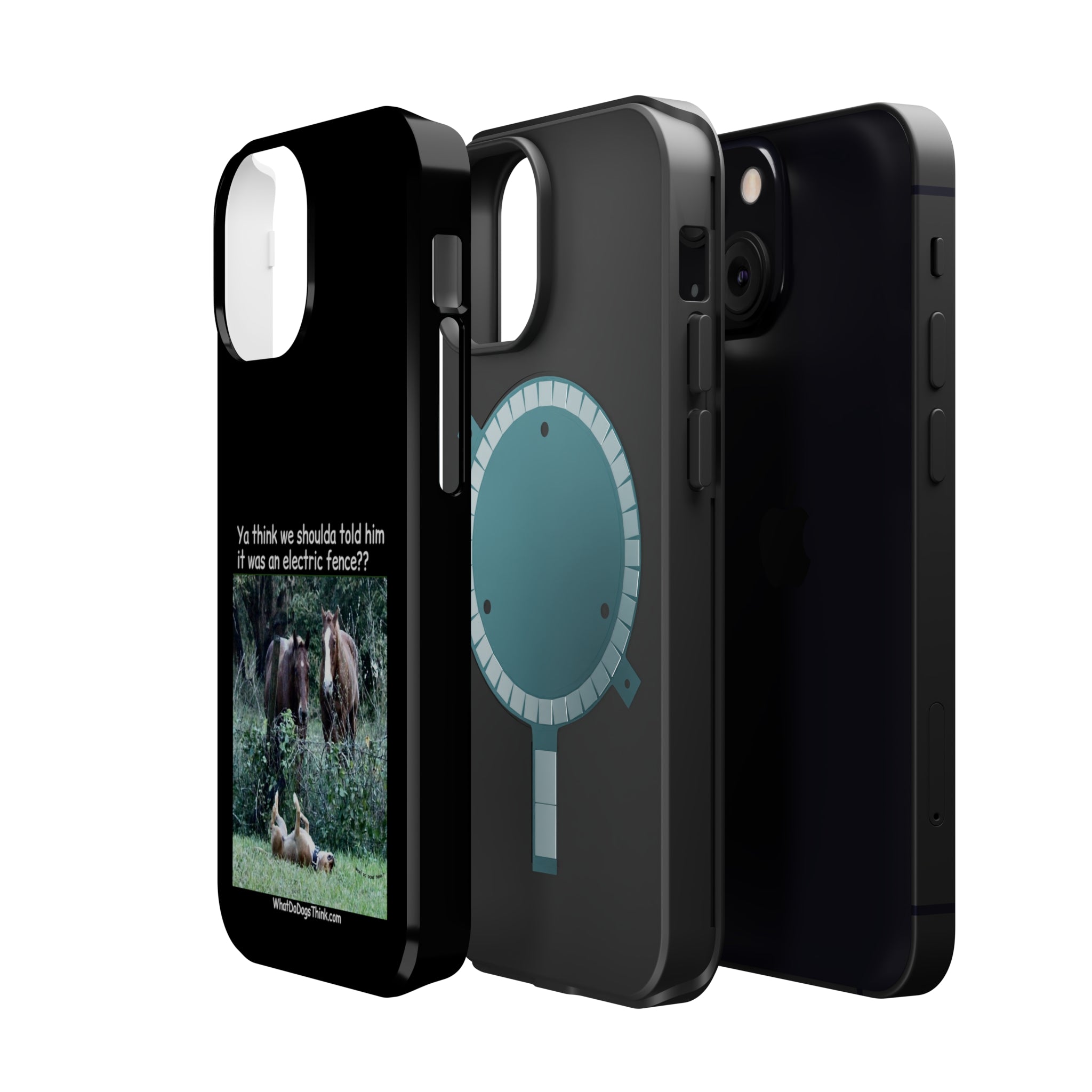 Electric Fence Black MagSafe Tough Cases