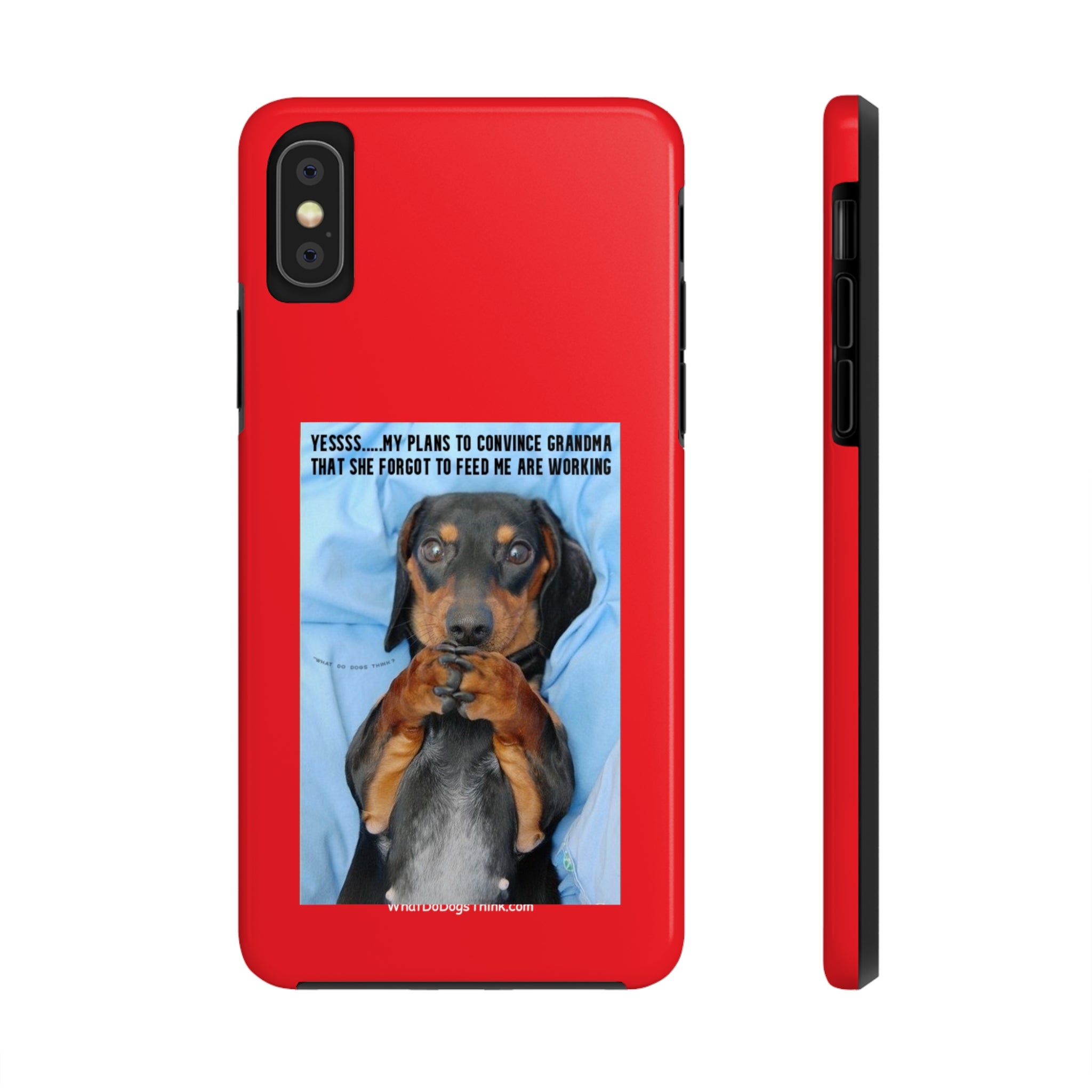 Grandma Red Tough Phone Cases