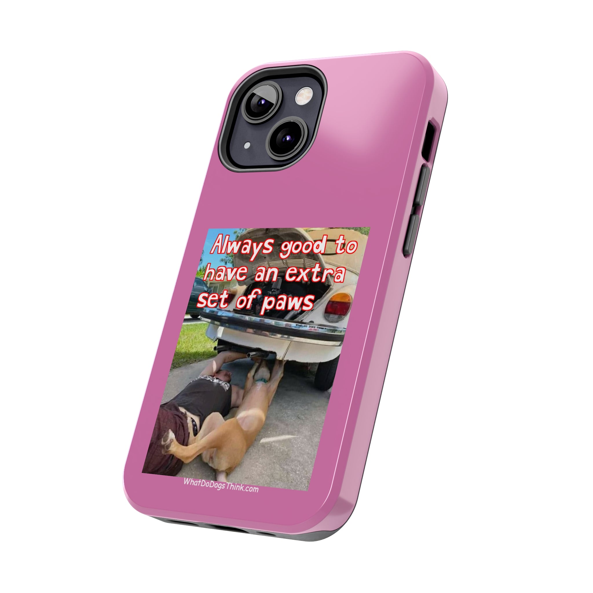 Extra Paw Pink Tough Phone Cases