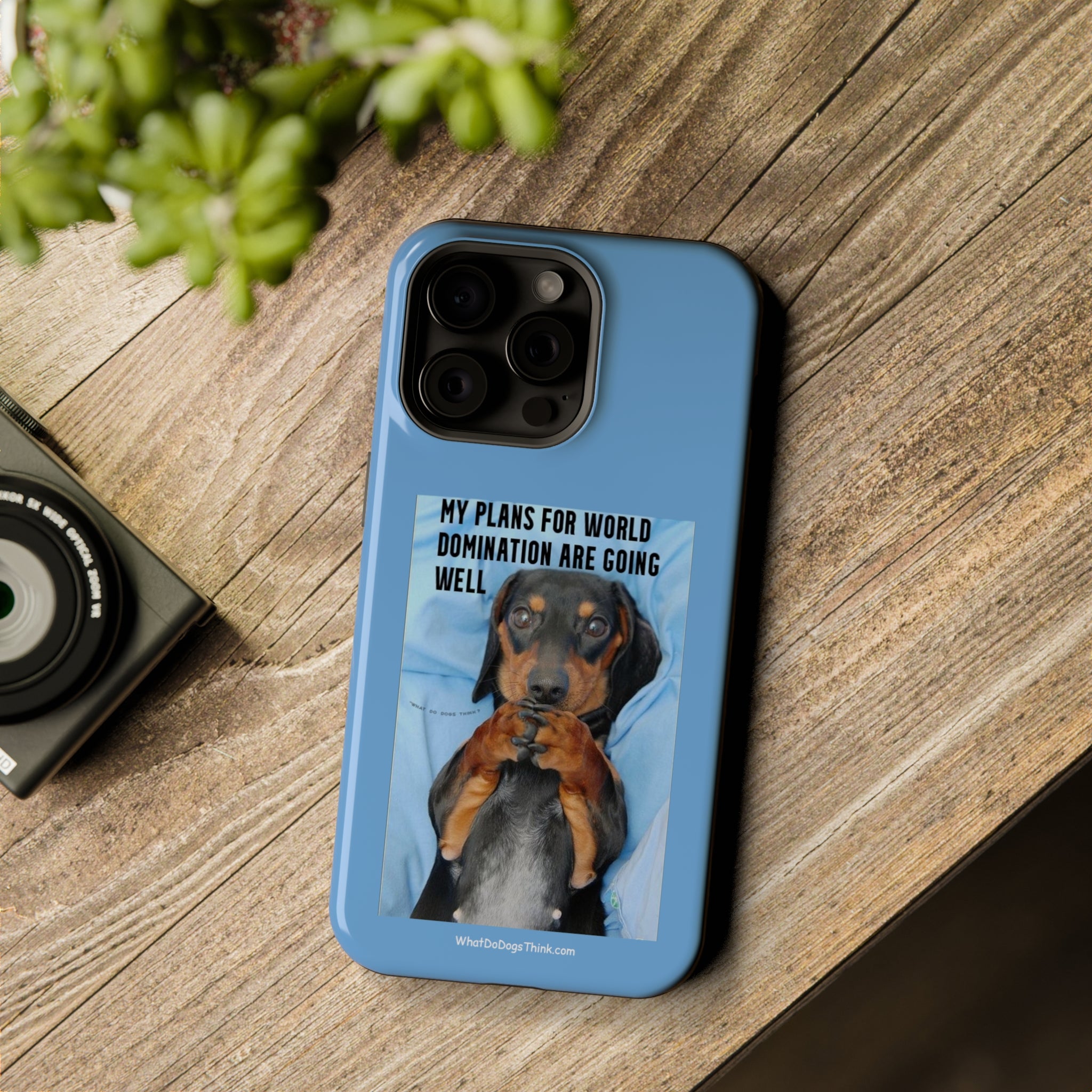 World Domination Blue MagSafe Tough Cases