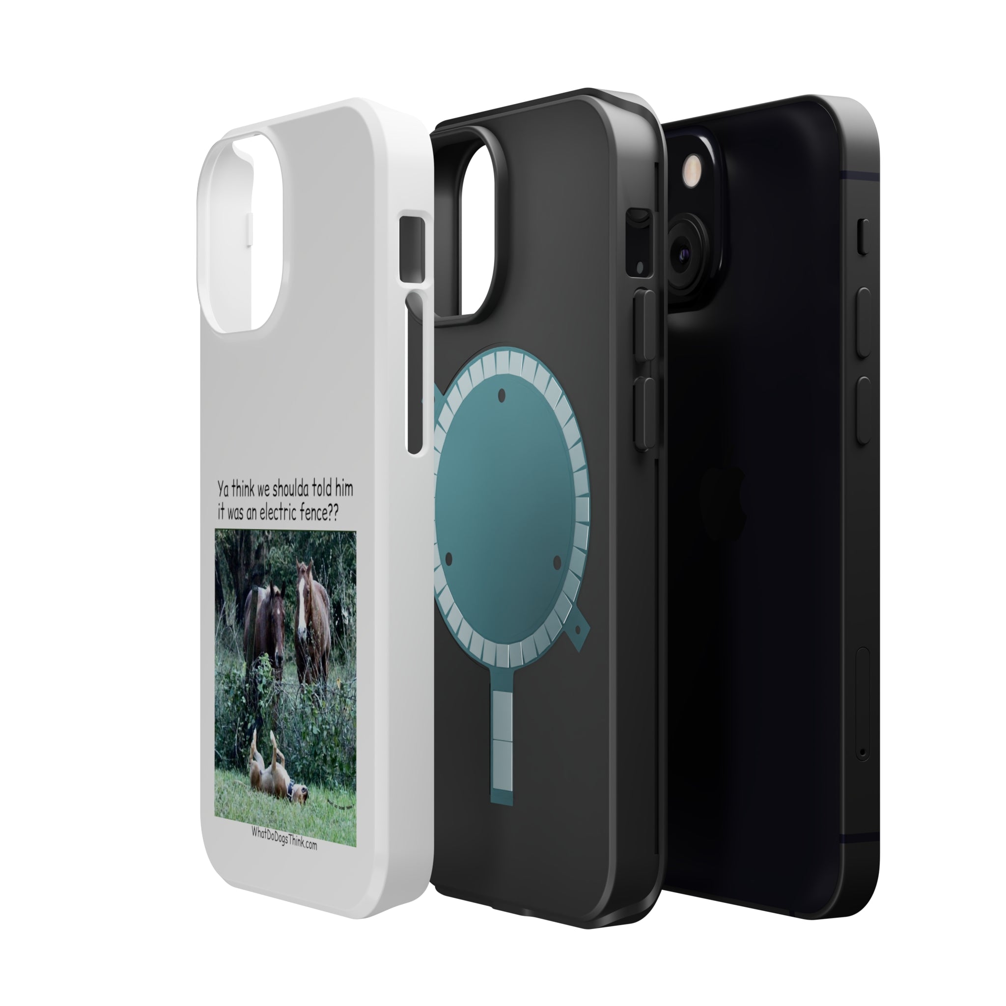 Electric Fence White MagSafe Tough Cases