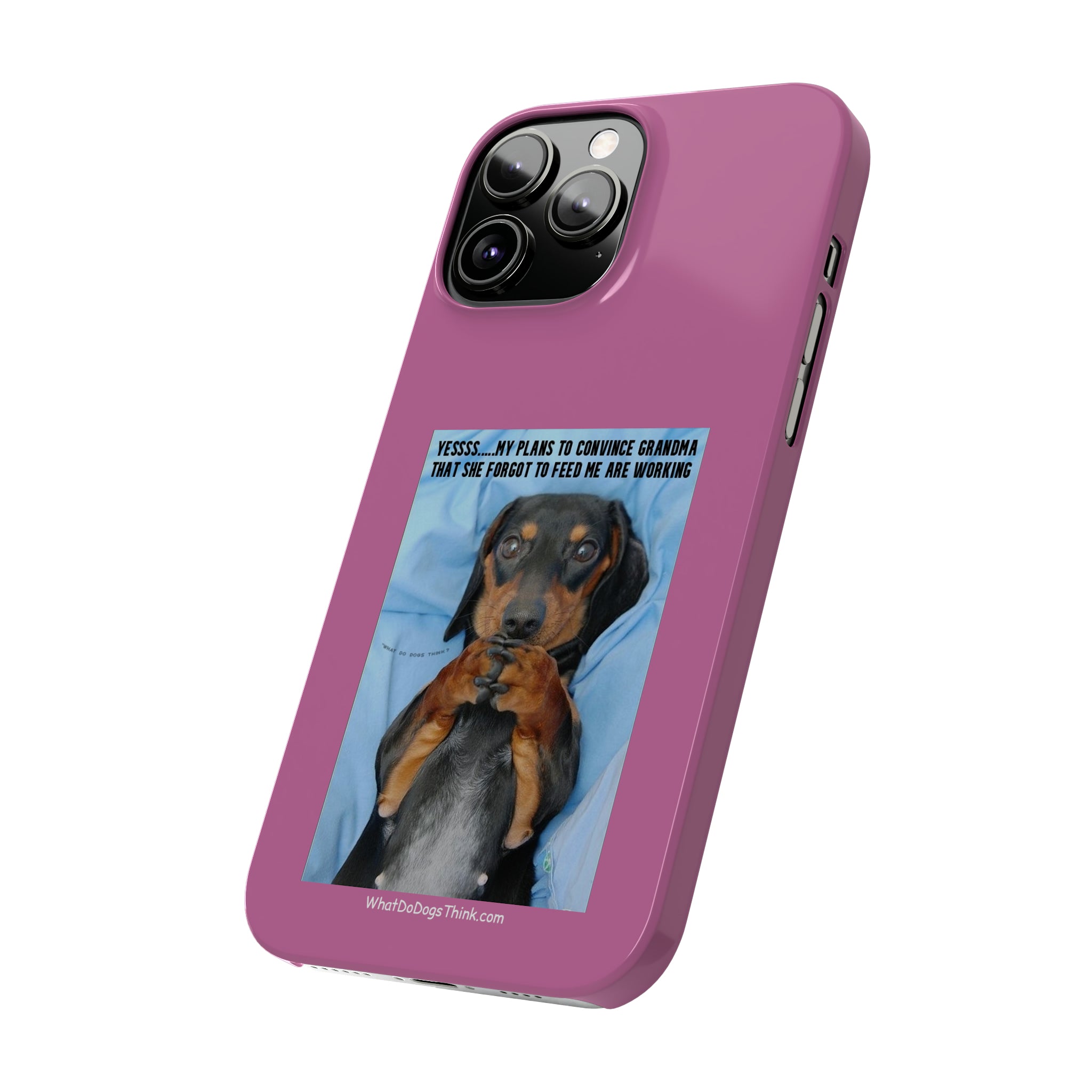 Grandma Pink Slim Phone Cases