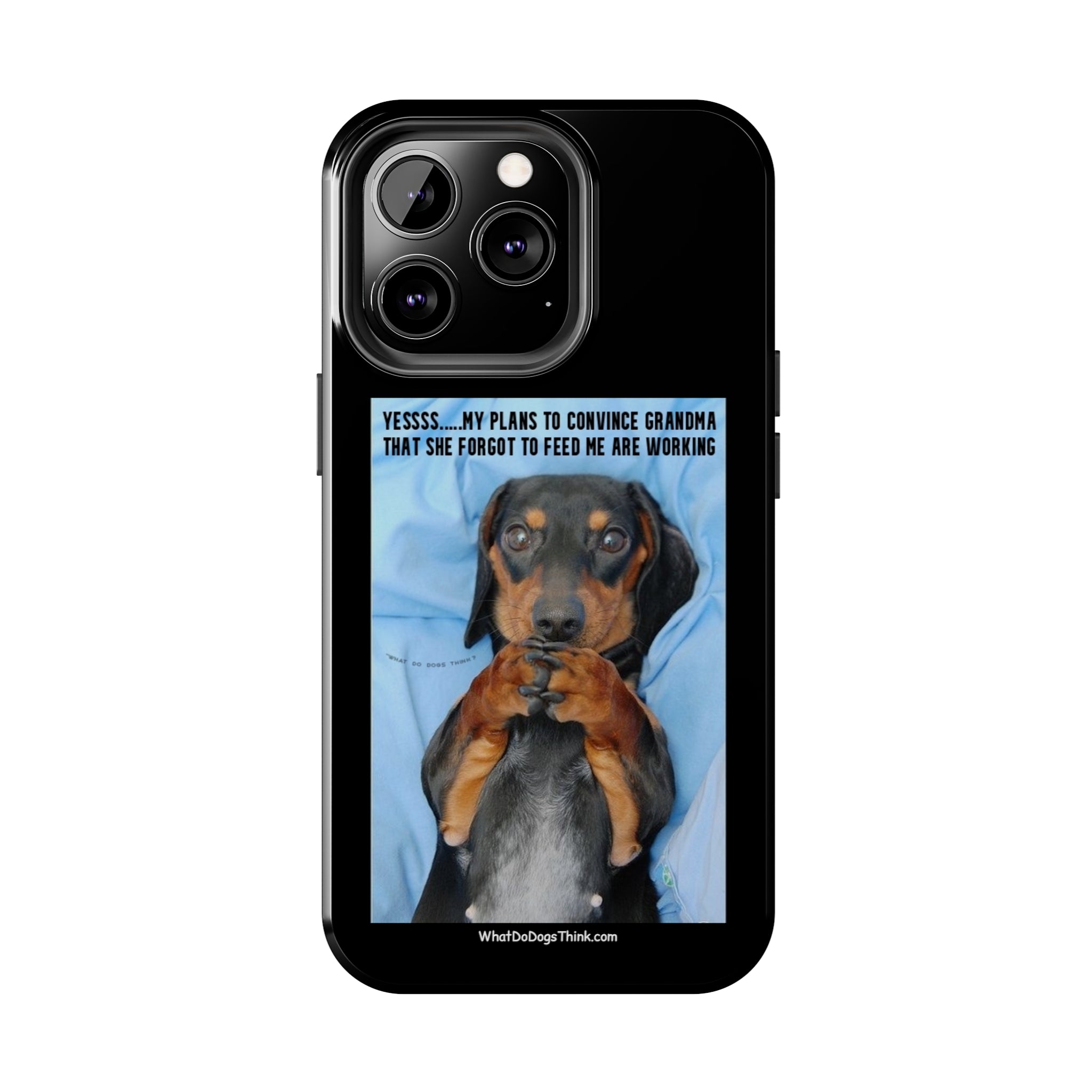 Grandma Black Tough Phone Cases