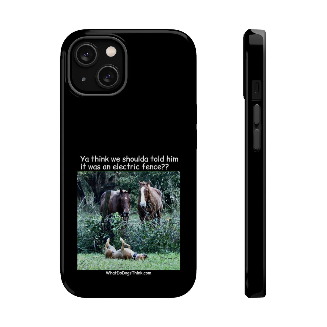 Electric Fence Black MagSafe Tough Cases