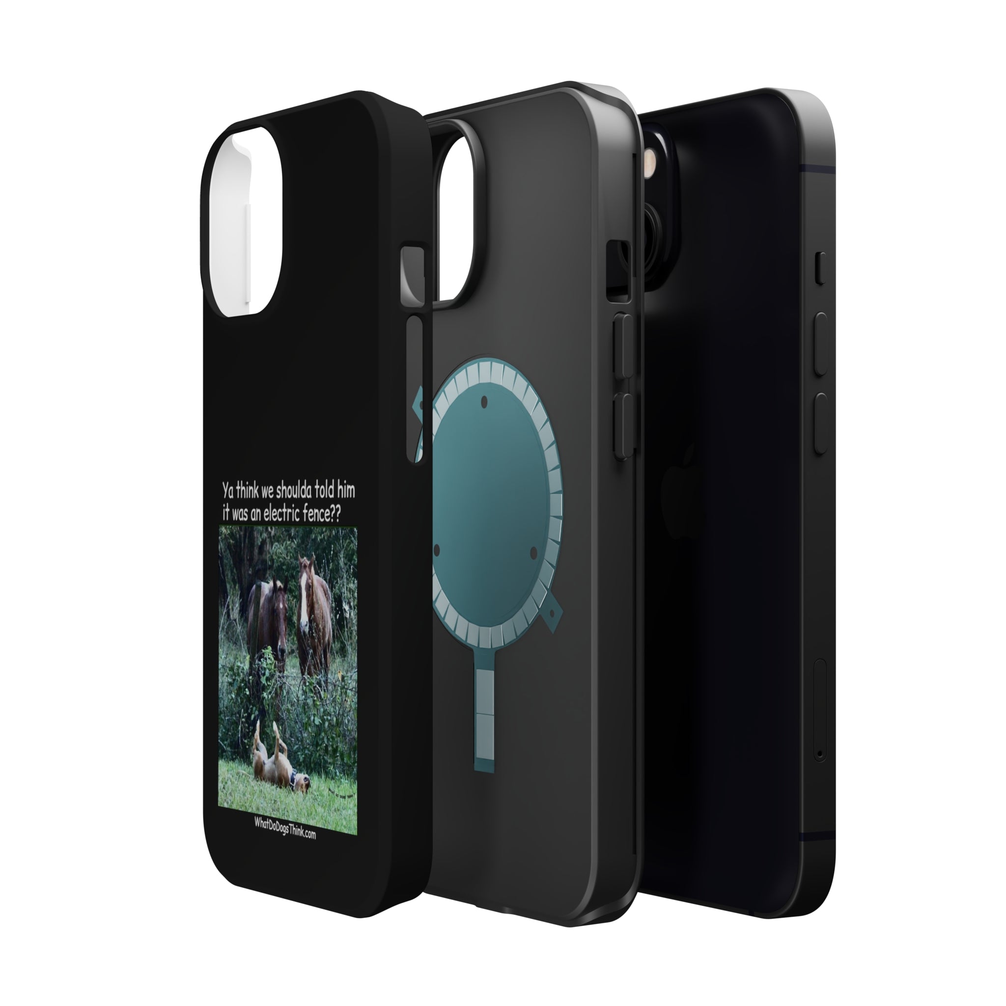 Electric Fence Black MagSafe Tough Cases