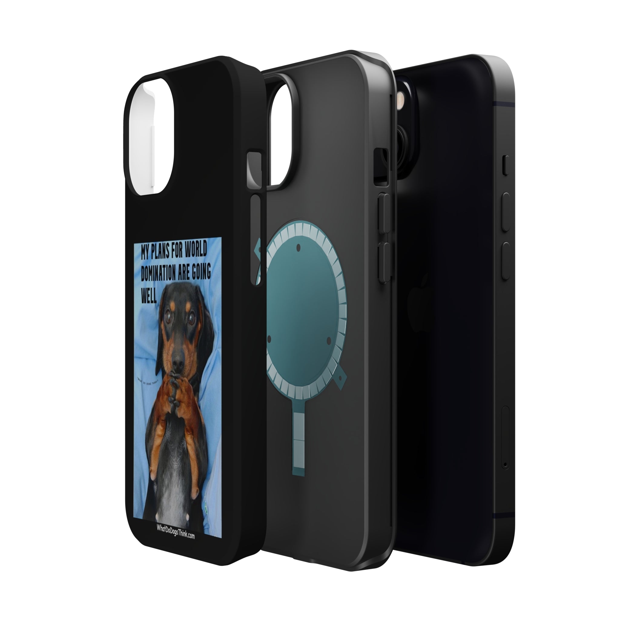 World Domination Black MagSafe Tough Cases