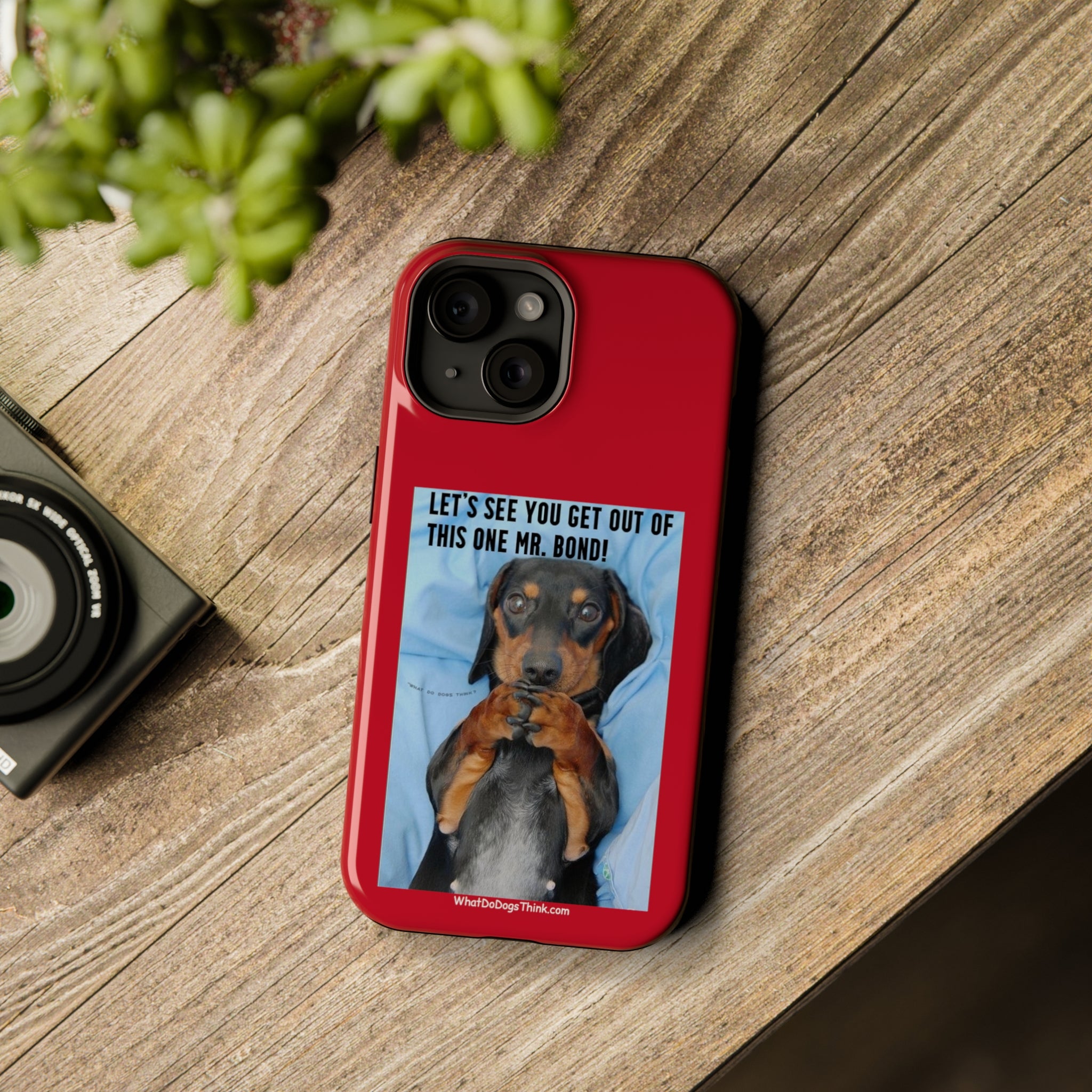 Mr. Bond Red MagSafe Tough Cases