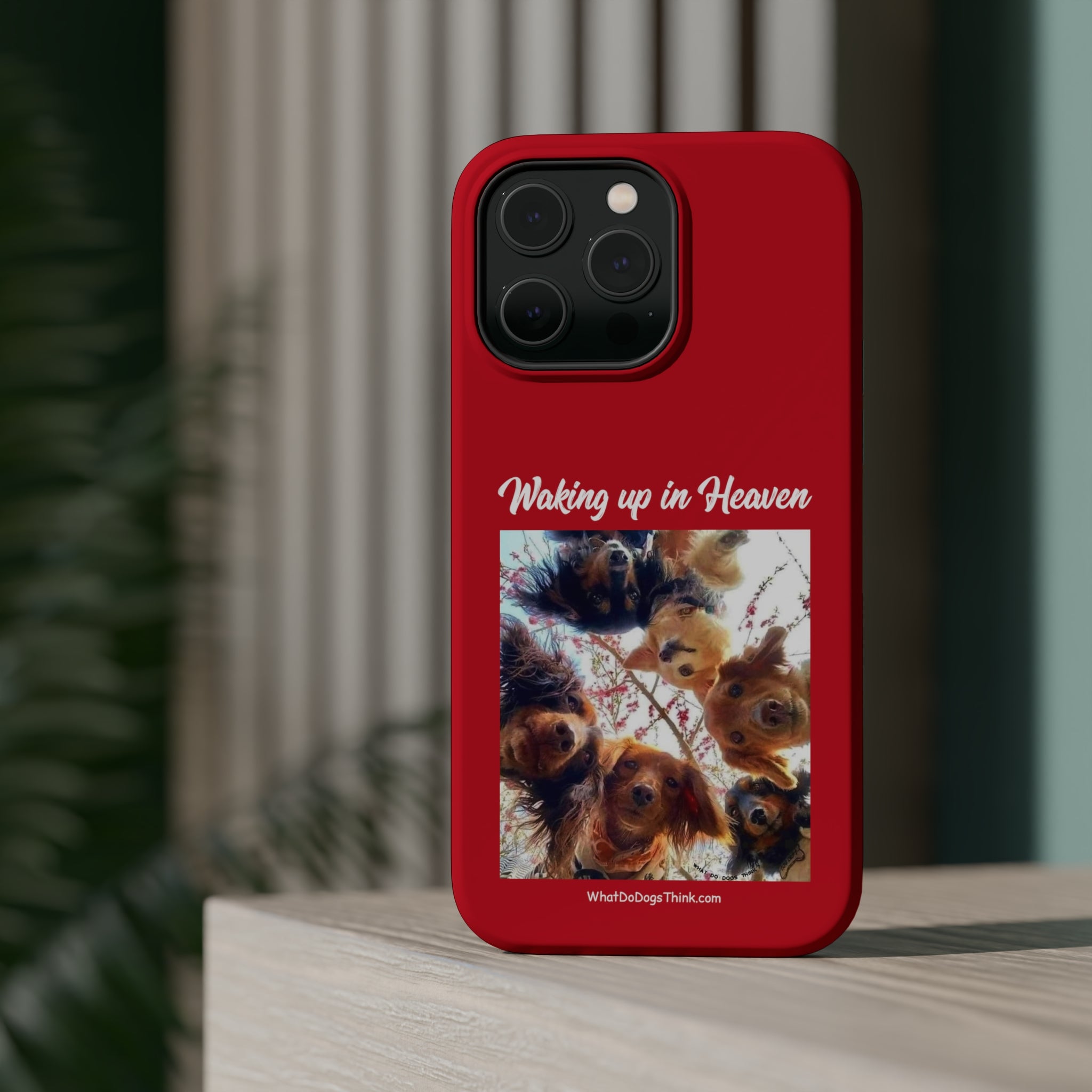 Waking Up In Heaven Red MagSafe Tough Cases