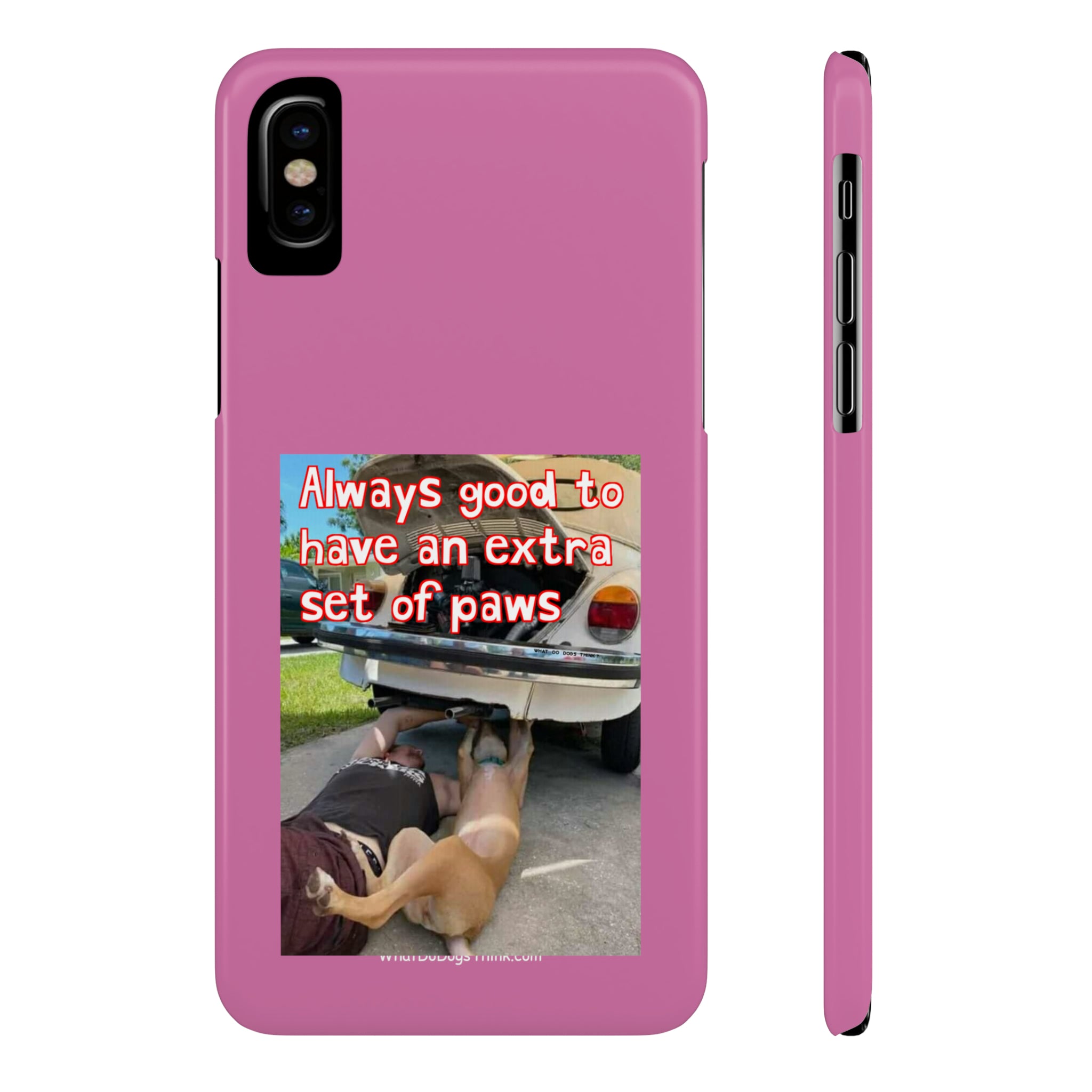 Extra Paws Pink Slim Phone Case