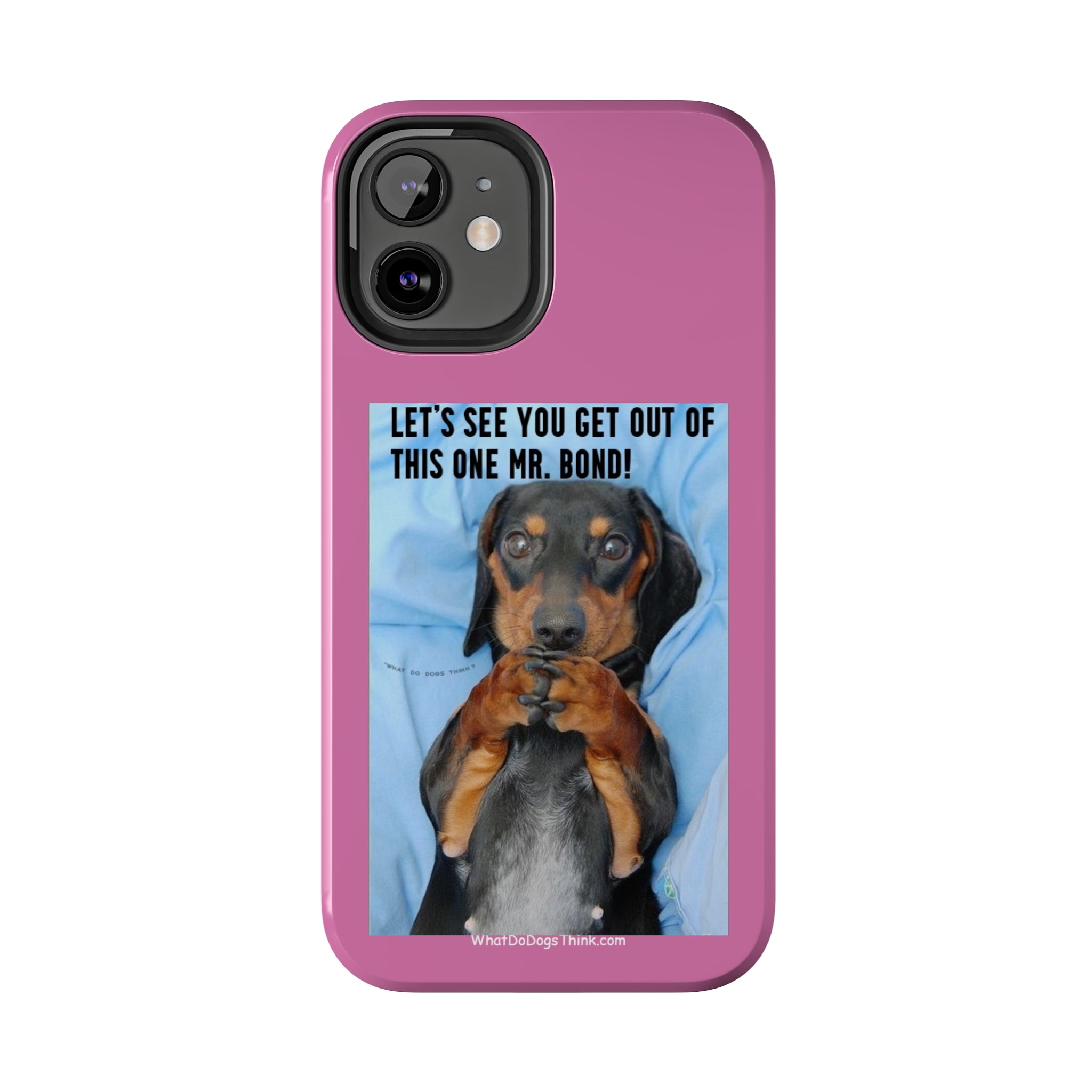 Mr Bond Pink Tough Phone Cases