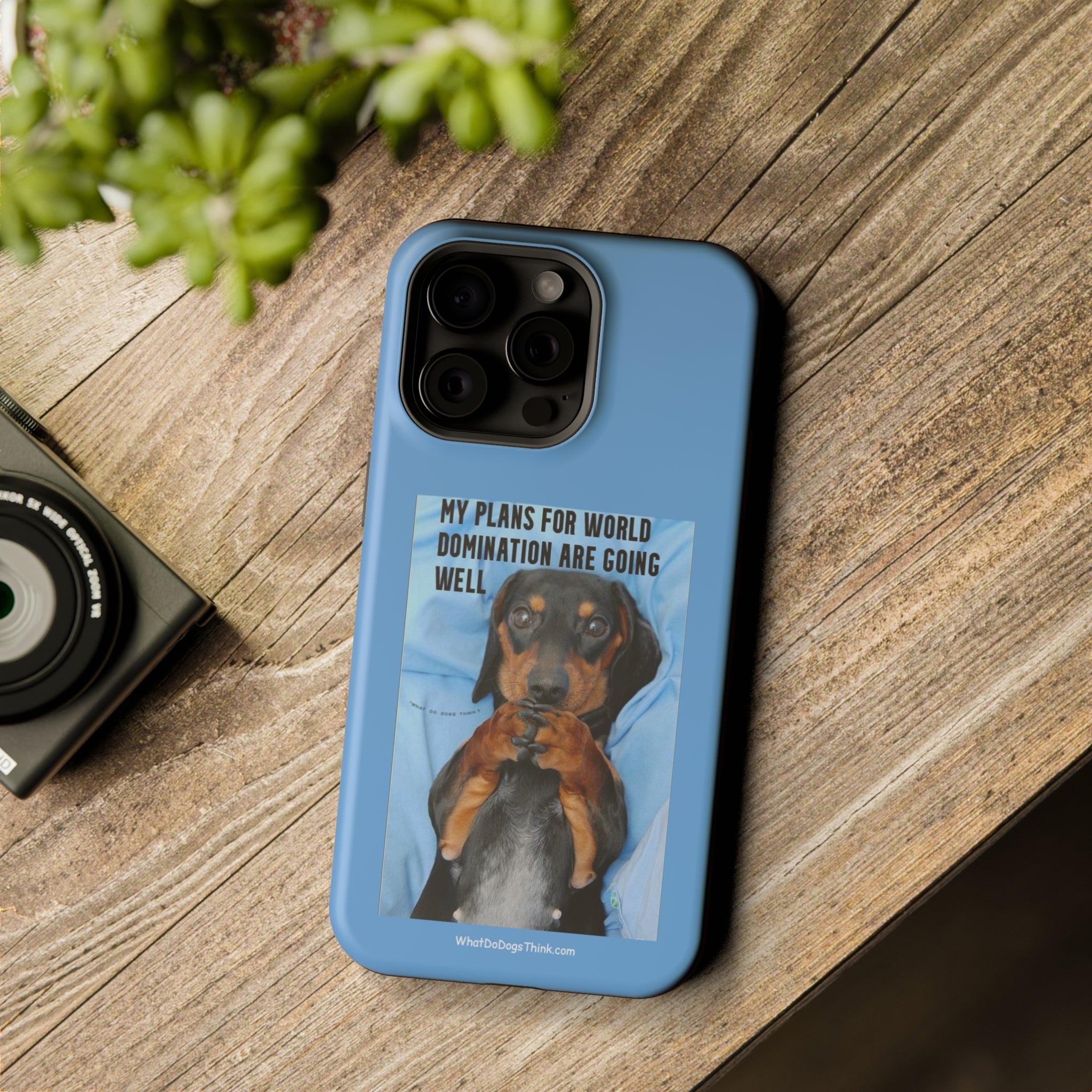 World Domination Blue MagSafe Tough Cases