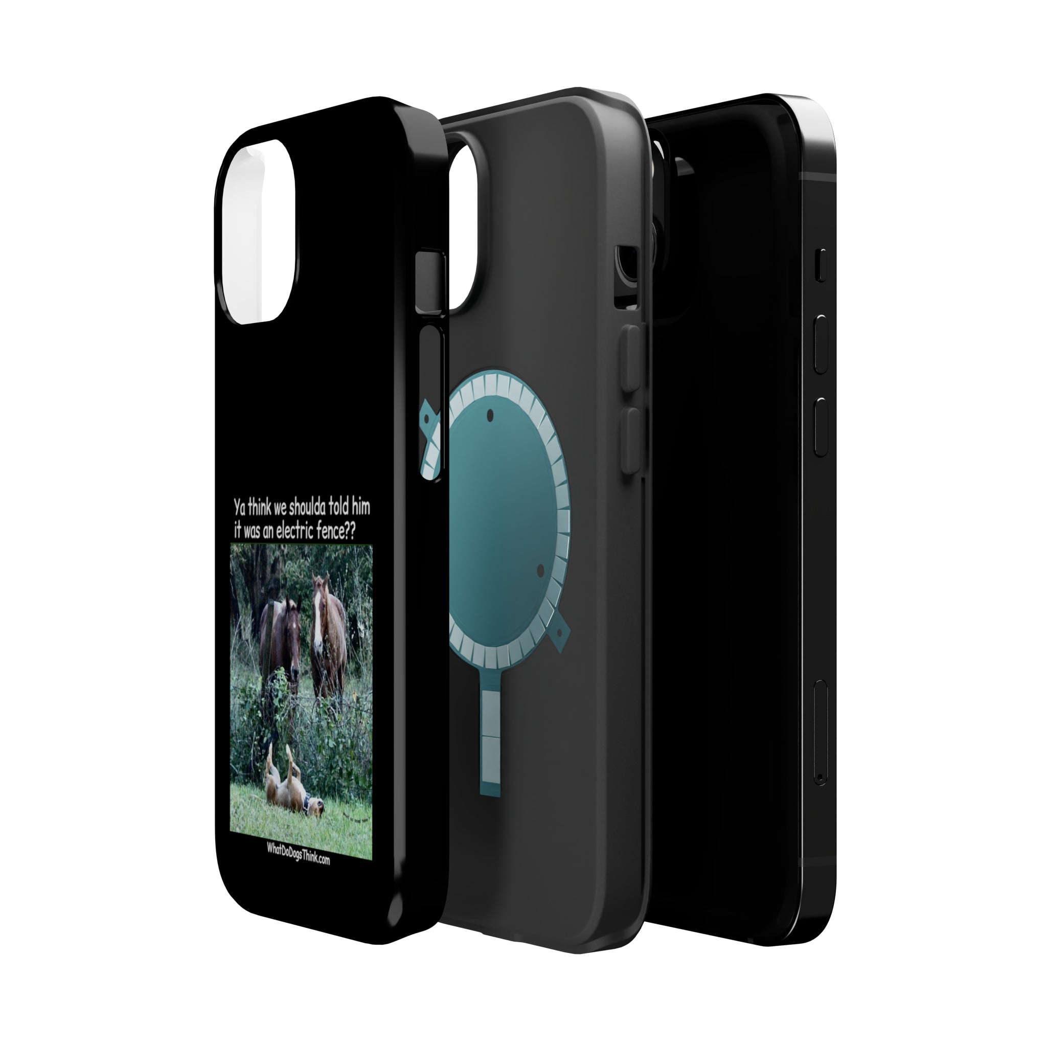 Electric Fence Black MagSafe Tough Cases