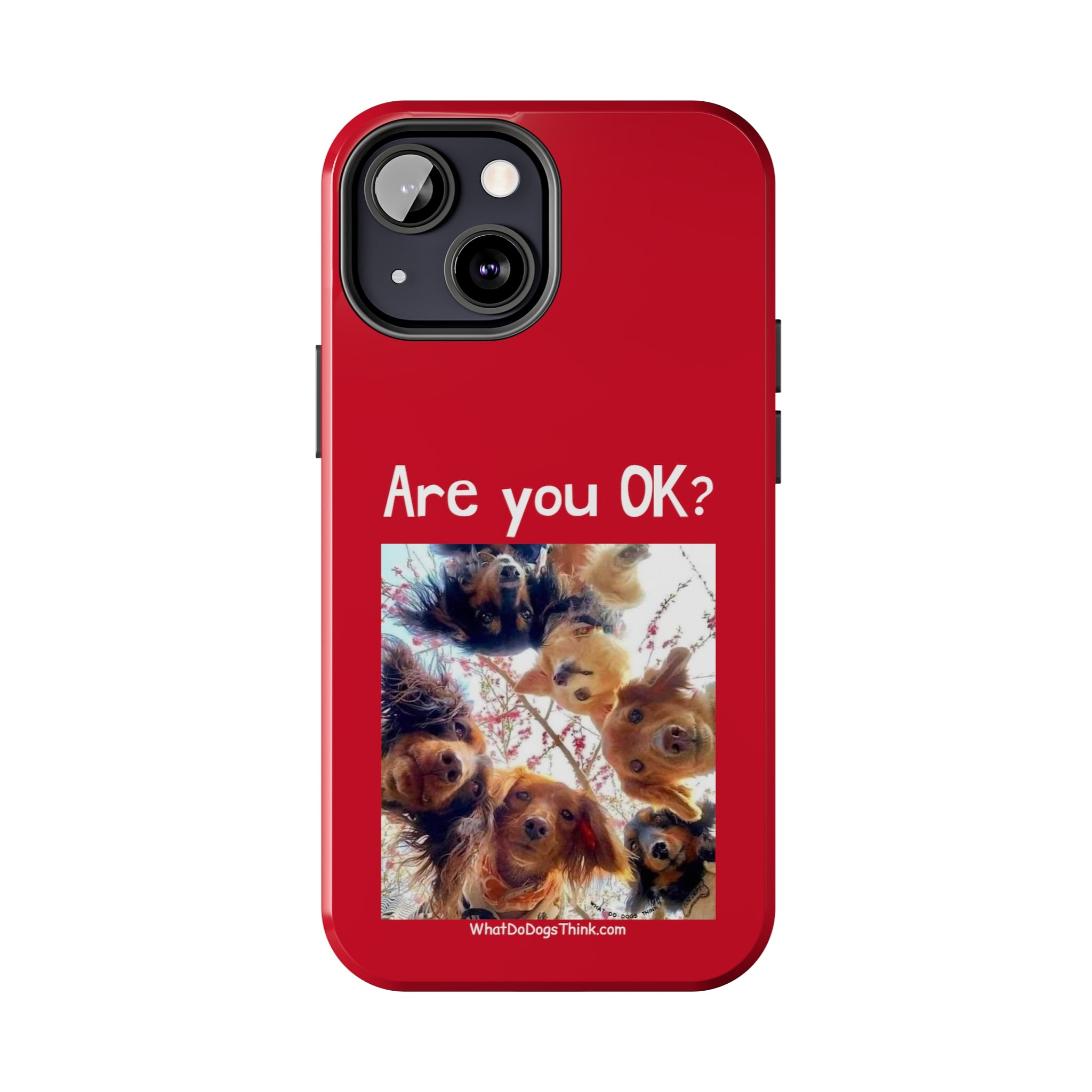 Are you OK? Red Tough Phone Cases