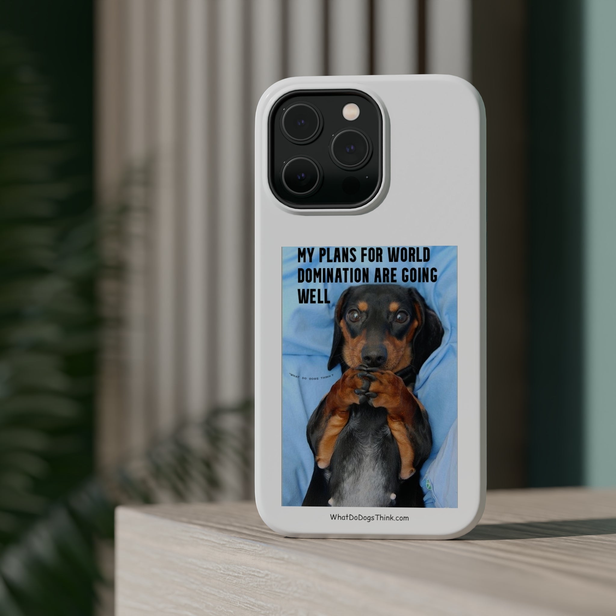 World Domination White MagSafe Tough Cases