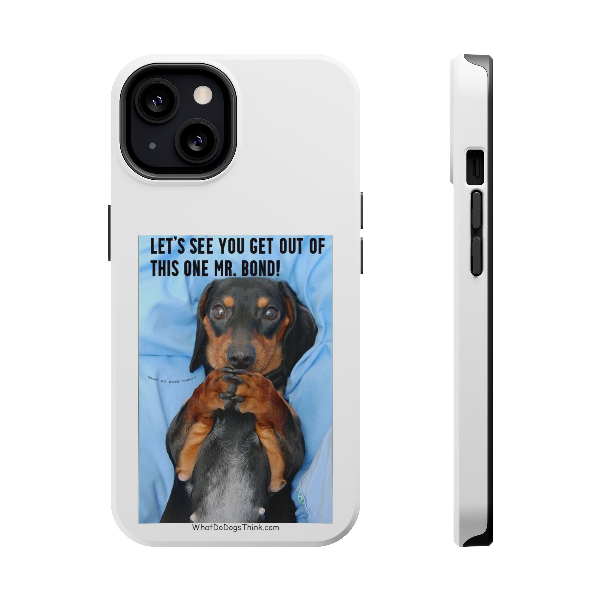 Mr. Bond White MagSafe Tough Cases