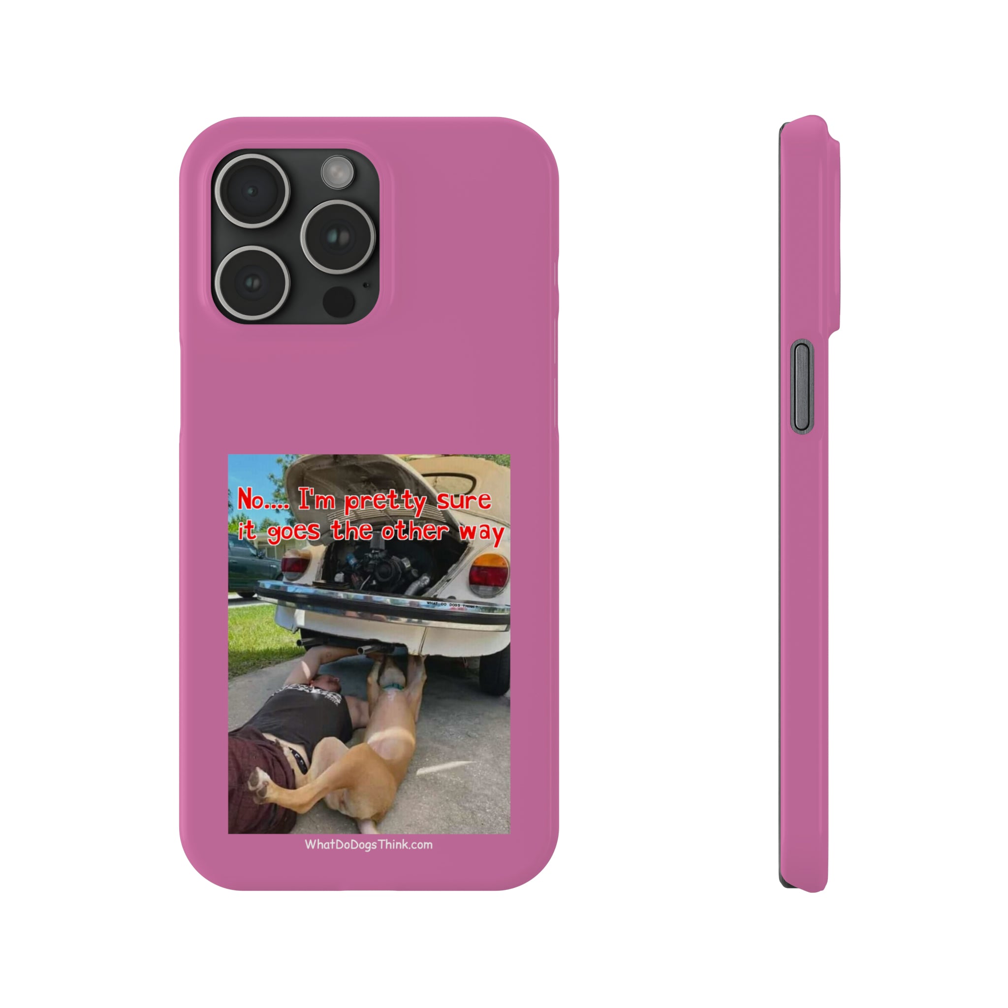 Other Way Pink Slim Phone Cases