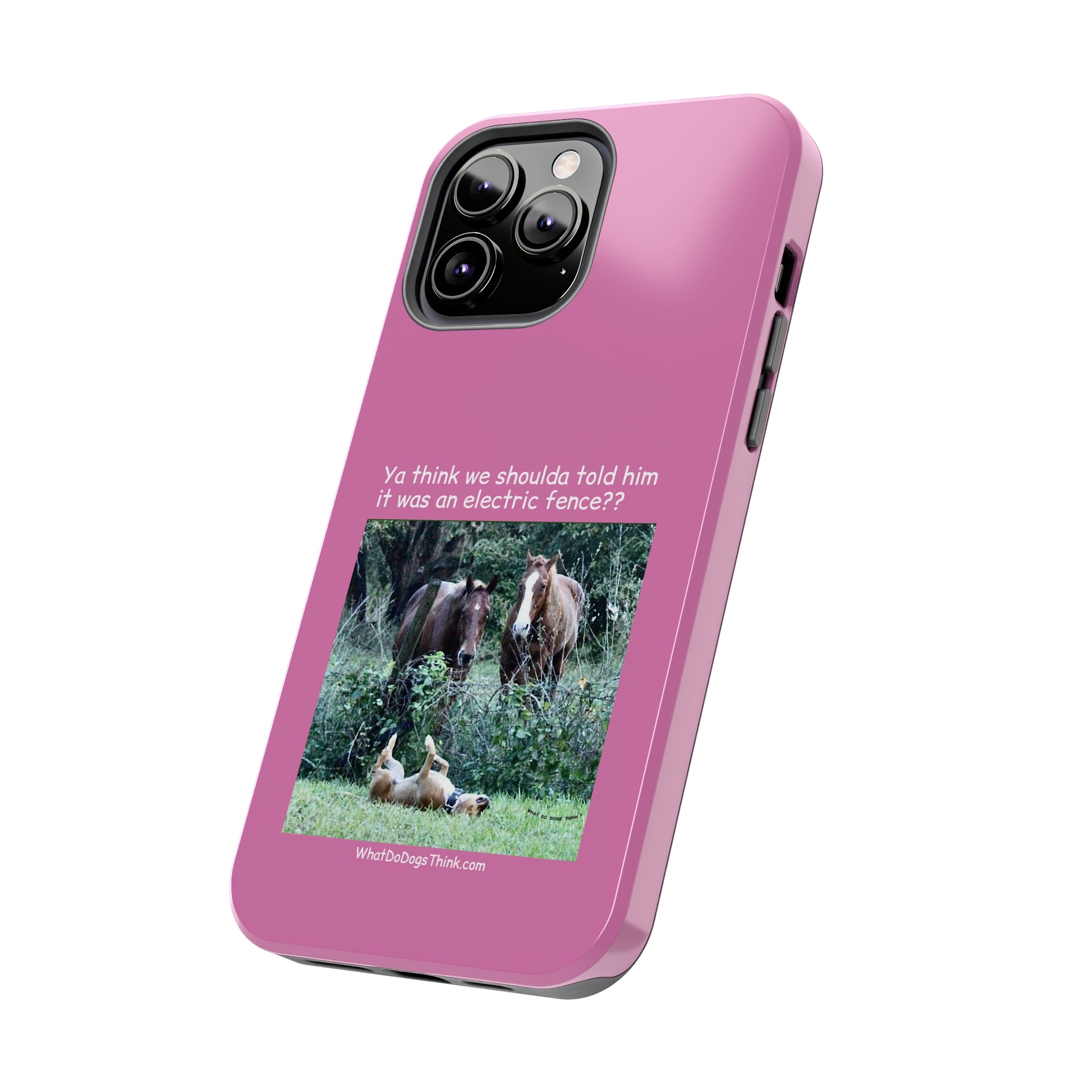 Electric Fence Pink Tough Phone Cases