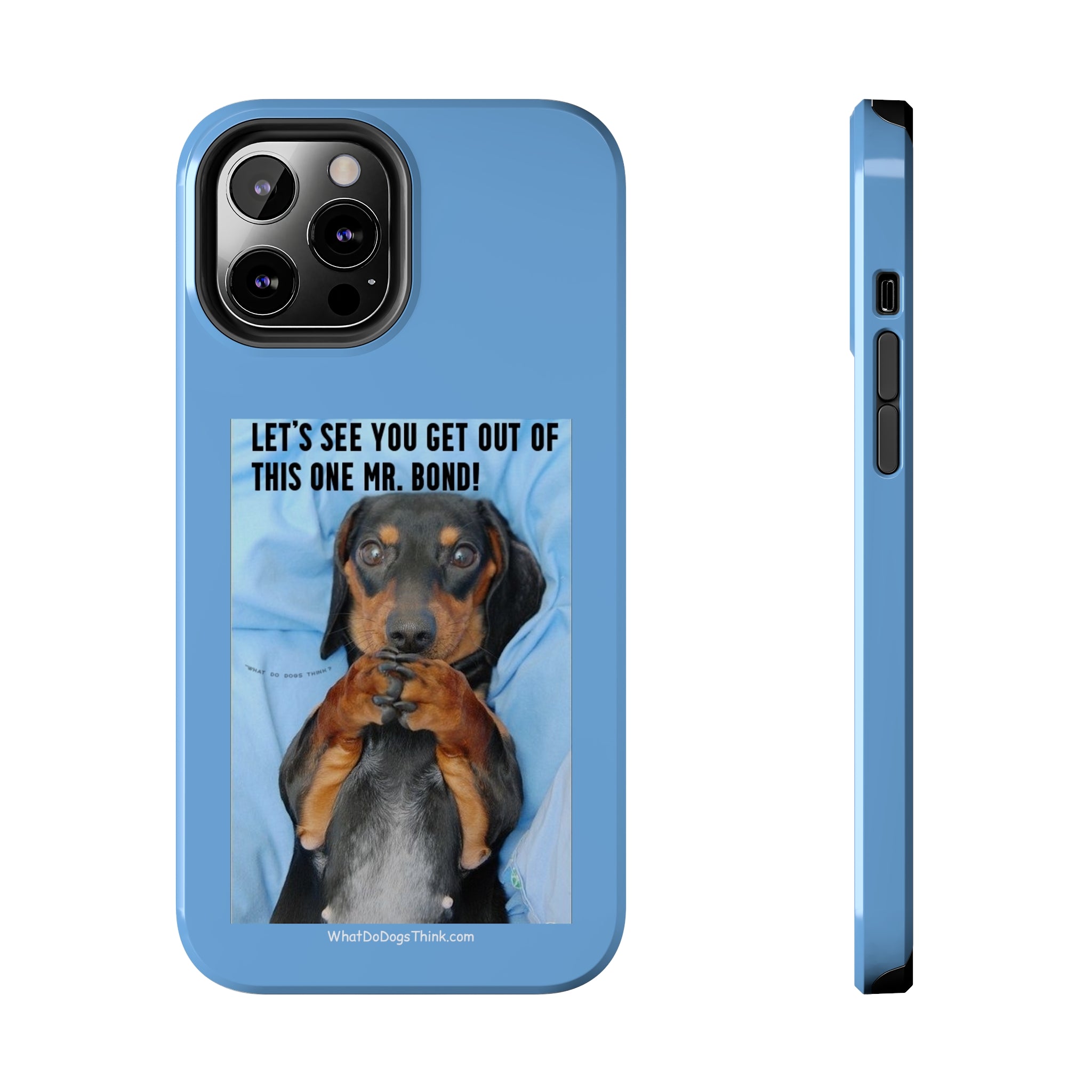 Mr Bond Blue Tough Phone Cases