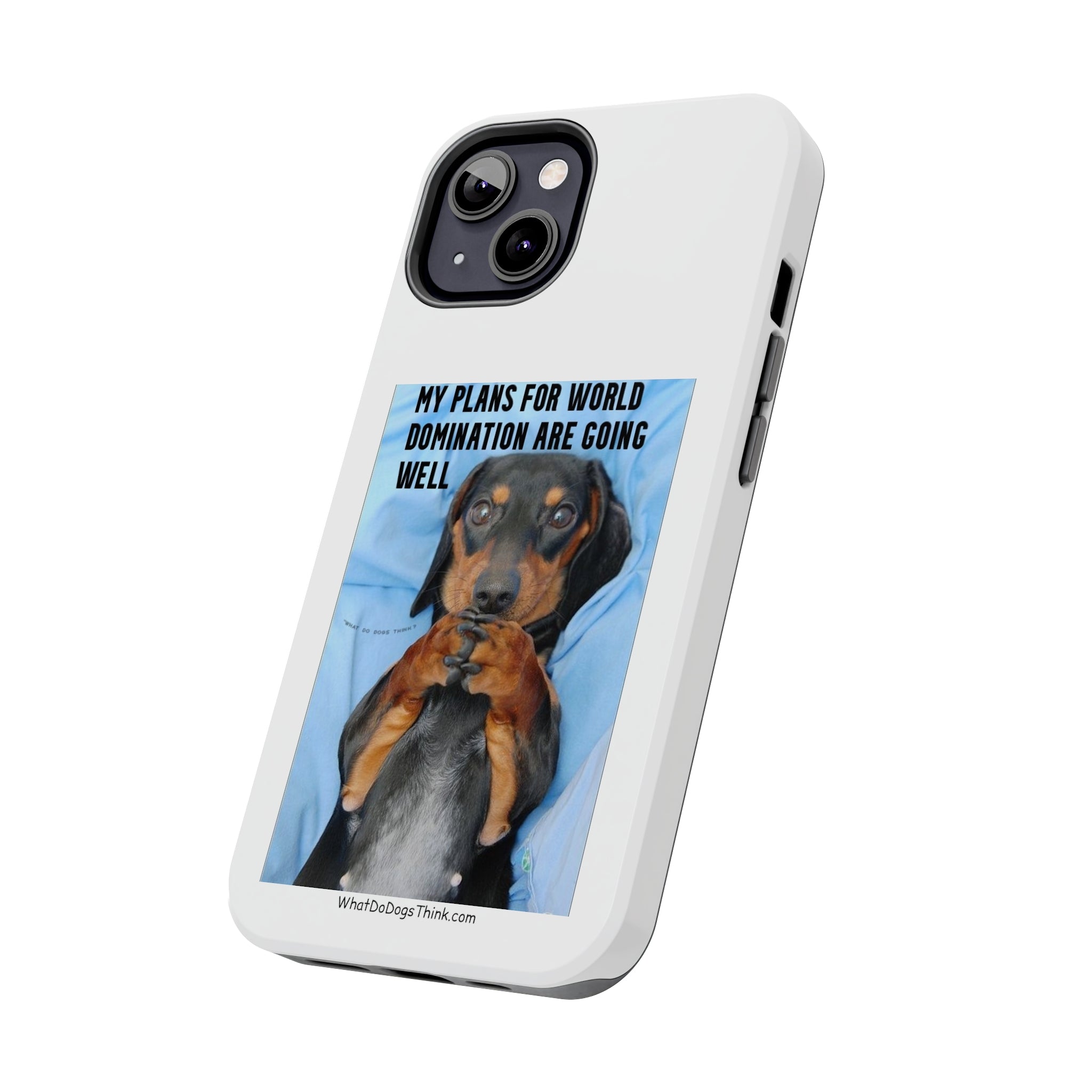 World Domination White Tough Phone Cases