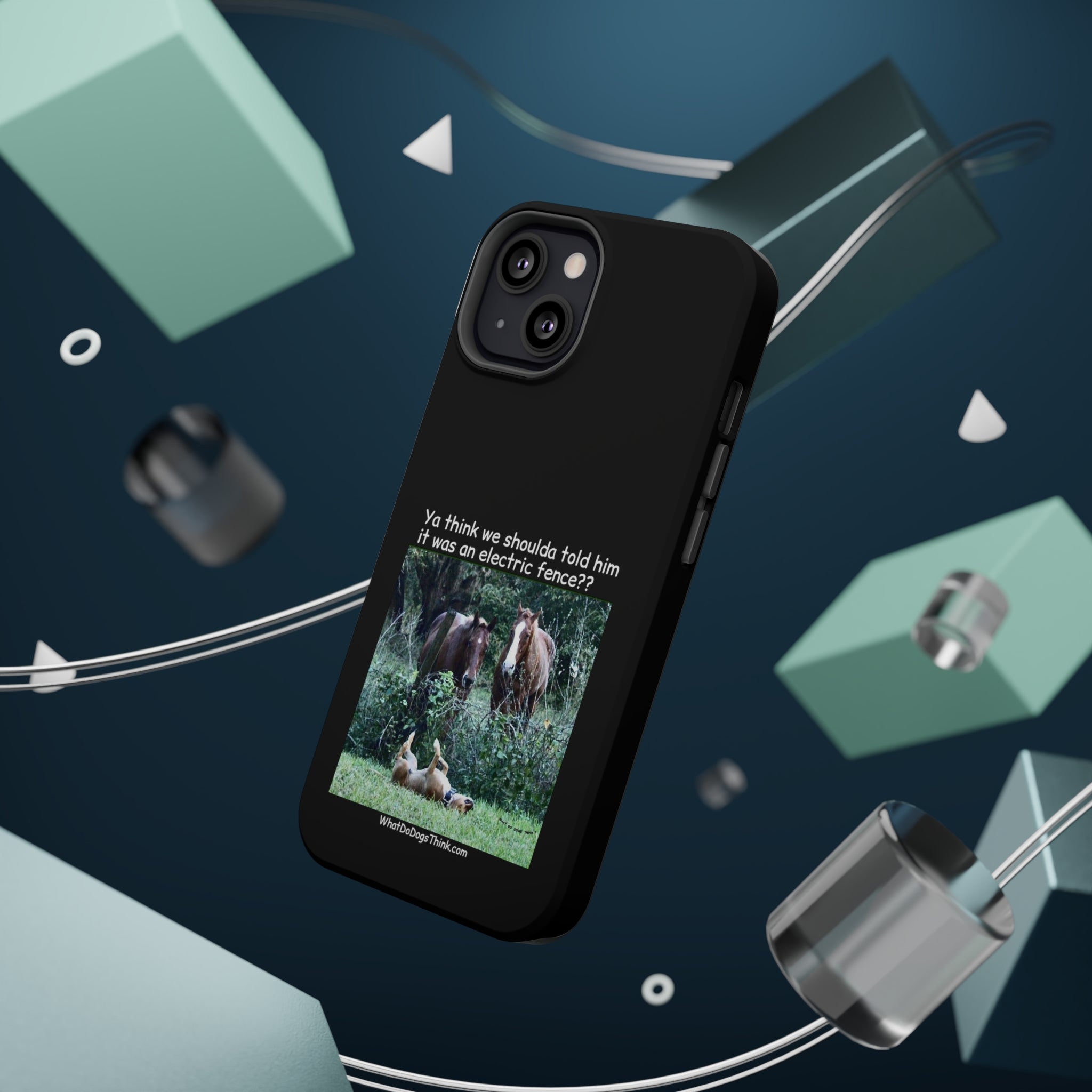 Electric Fence Black MagSafe Tough Cases