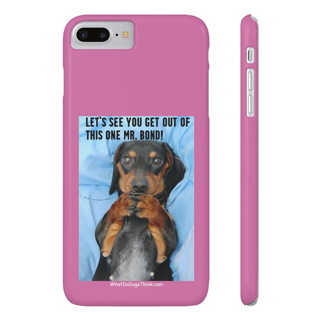 Mr. Bond Pink Slim Phone Cases