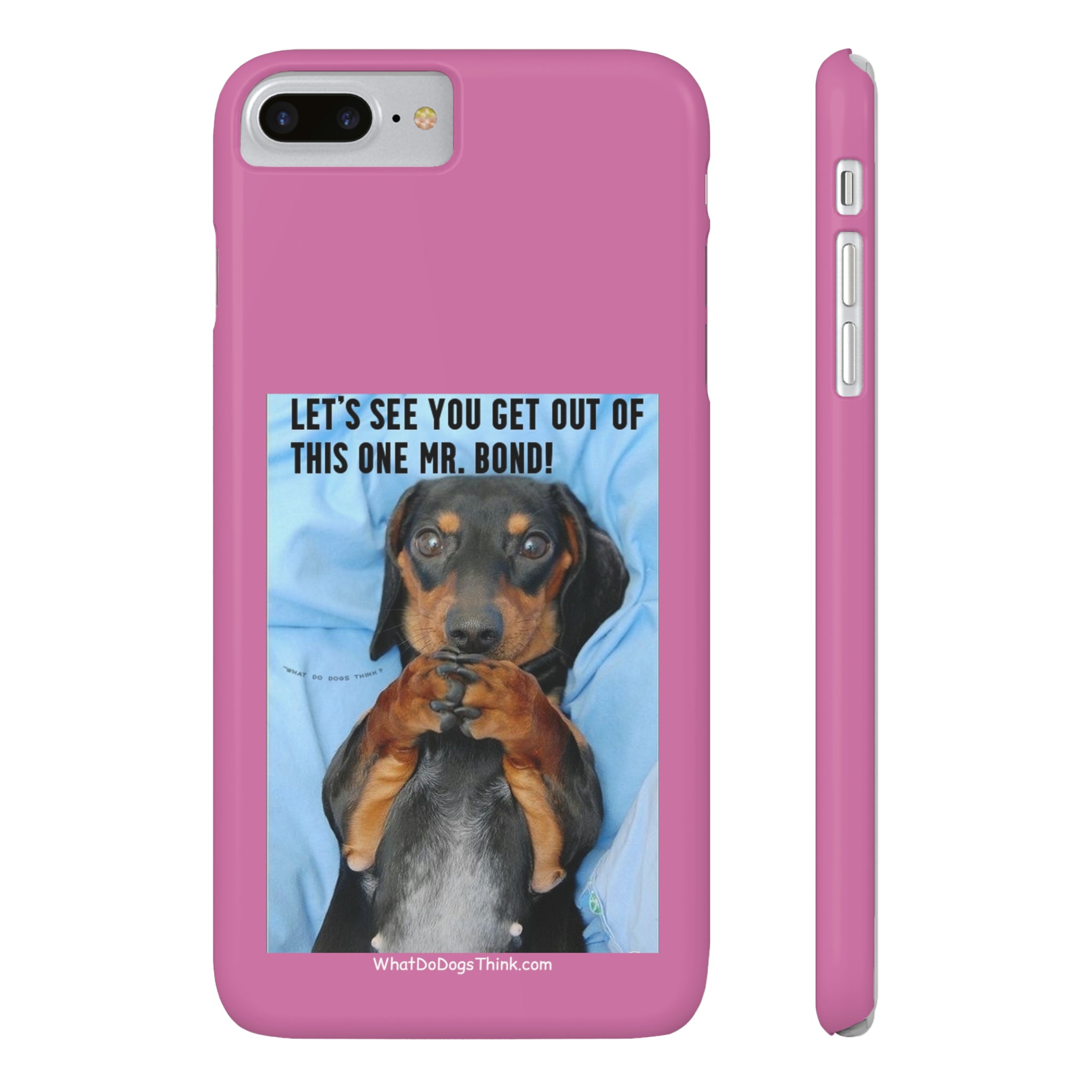 Mr. Bond Pink Slim Phone Cases