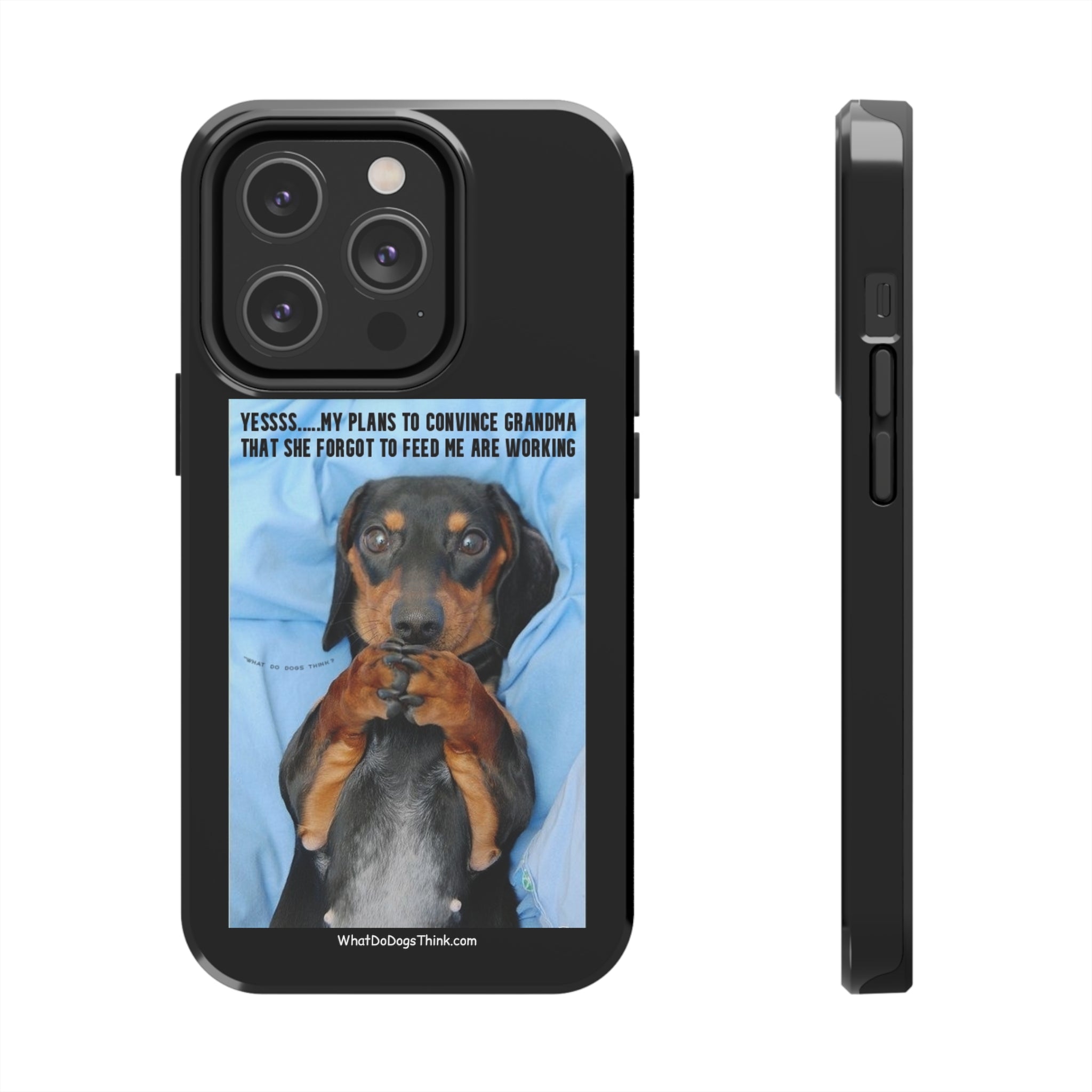 Grandma Black Tough Phone Cases