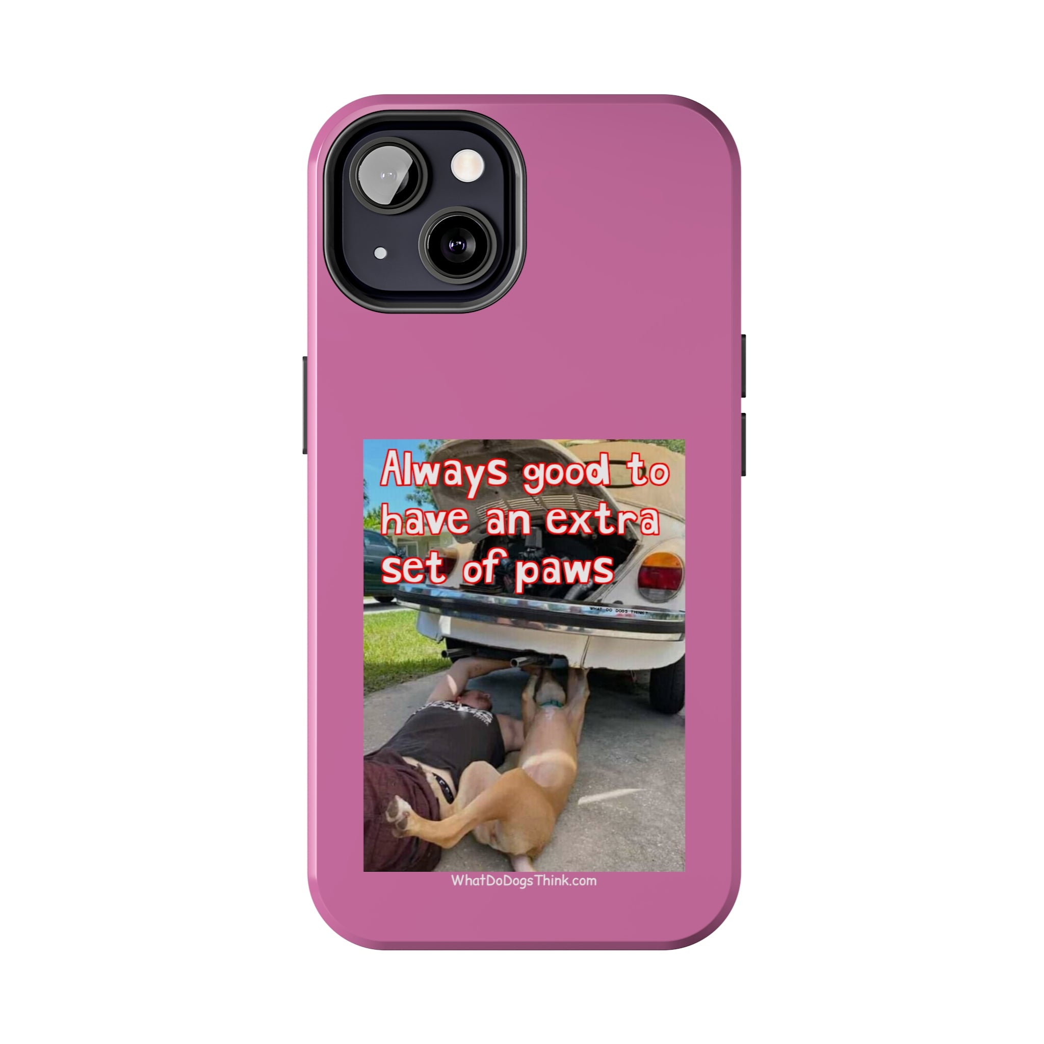 Extra Paw Pink Tough Phone Cases