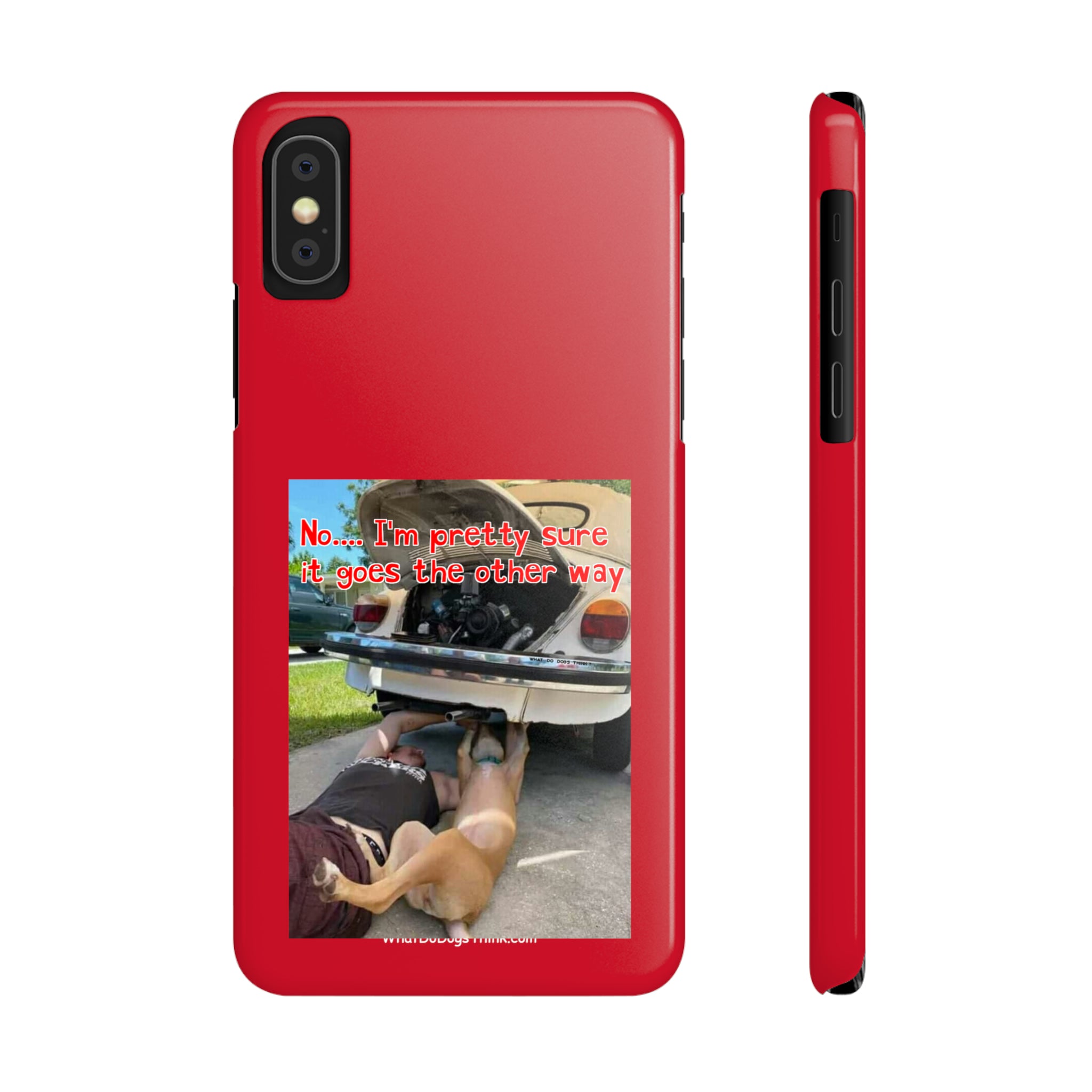 Other Way Red Slim Phone Cases