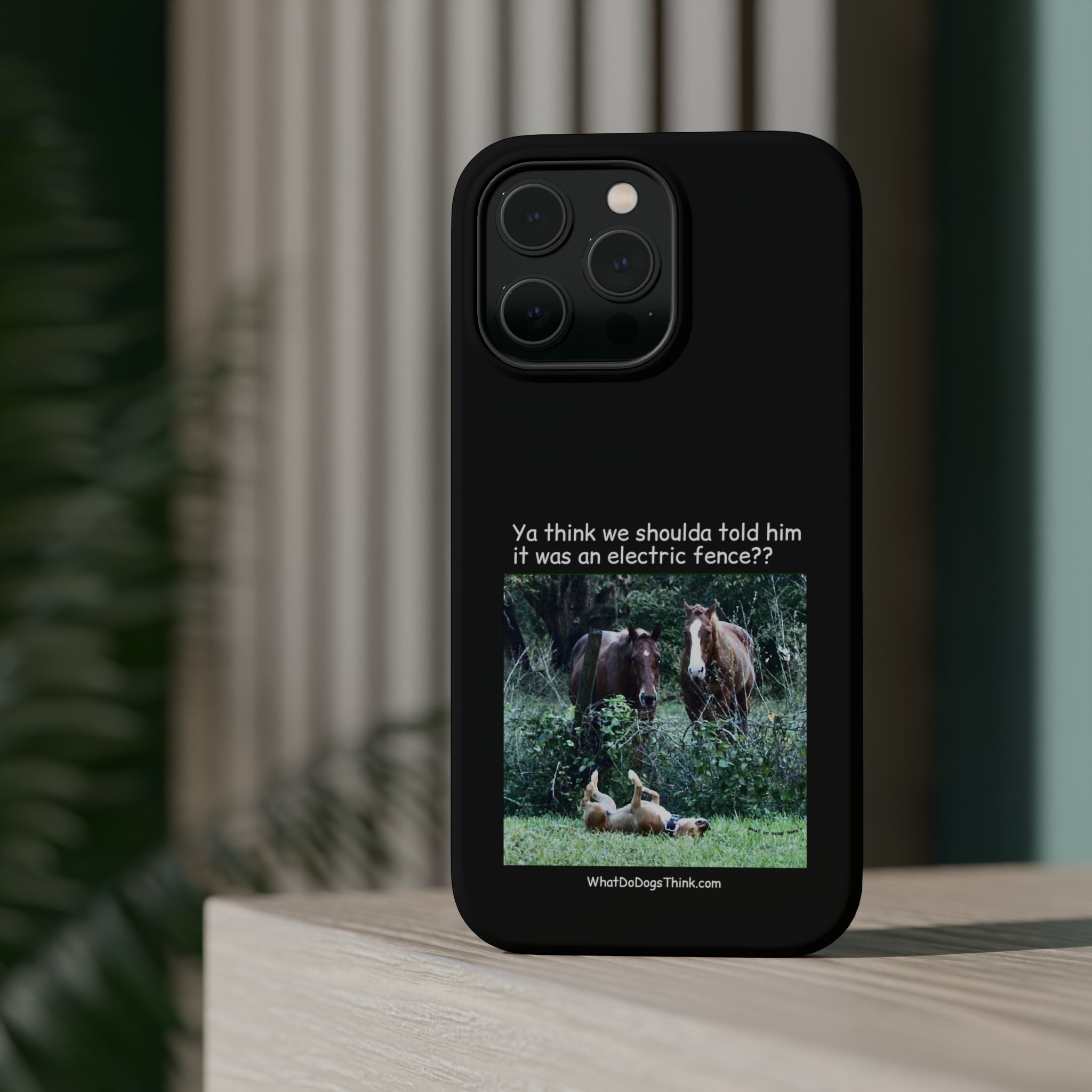 Electric Fence Black MagSafe Tough Cases