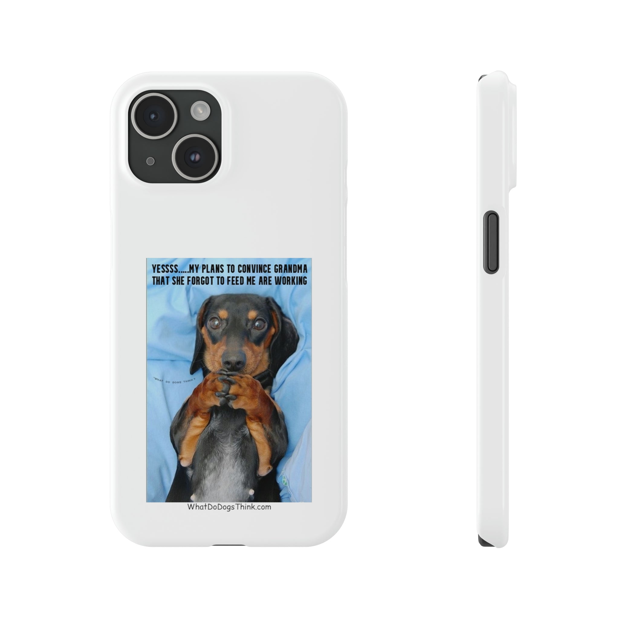 Grandma White Slim Phone Cases