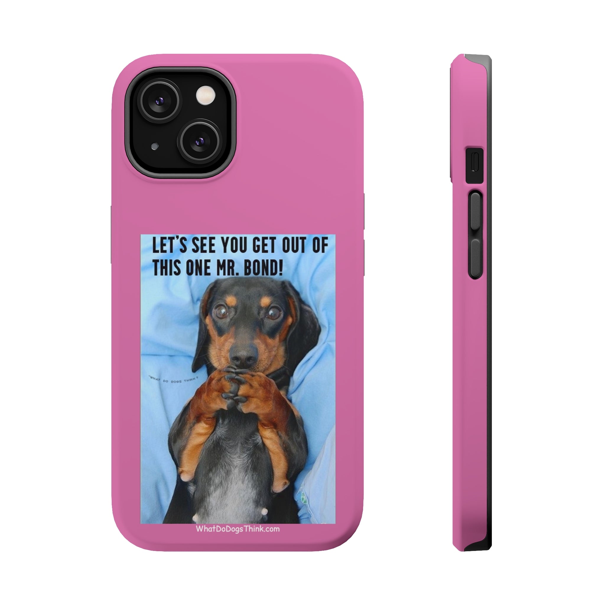 Mr. Bond Pink MagSafe Tough Cases