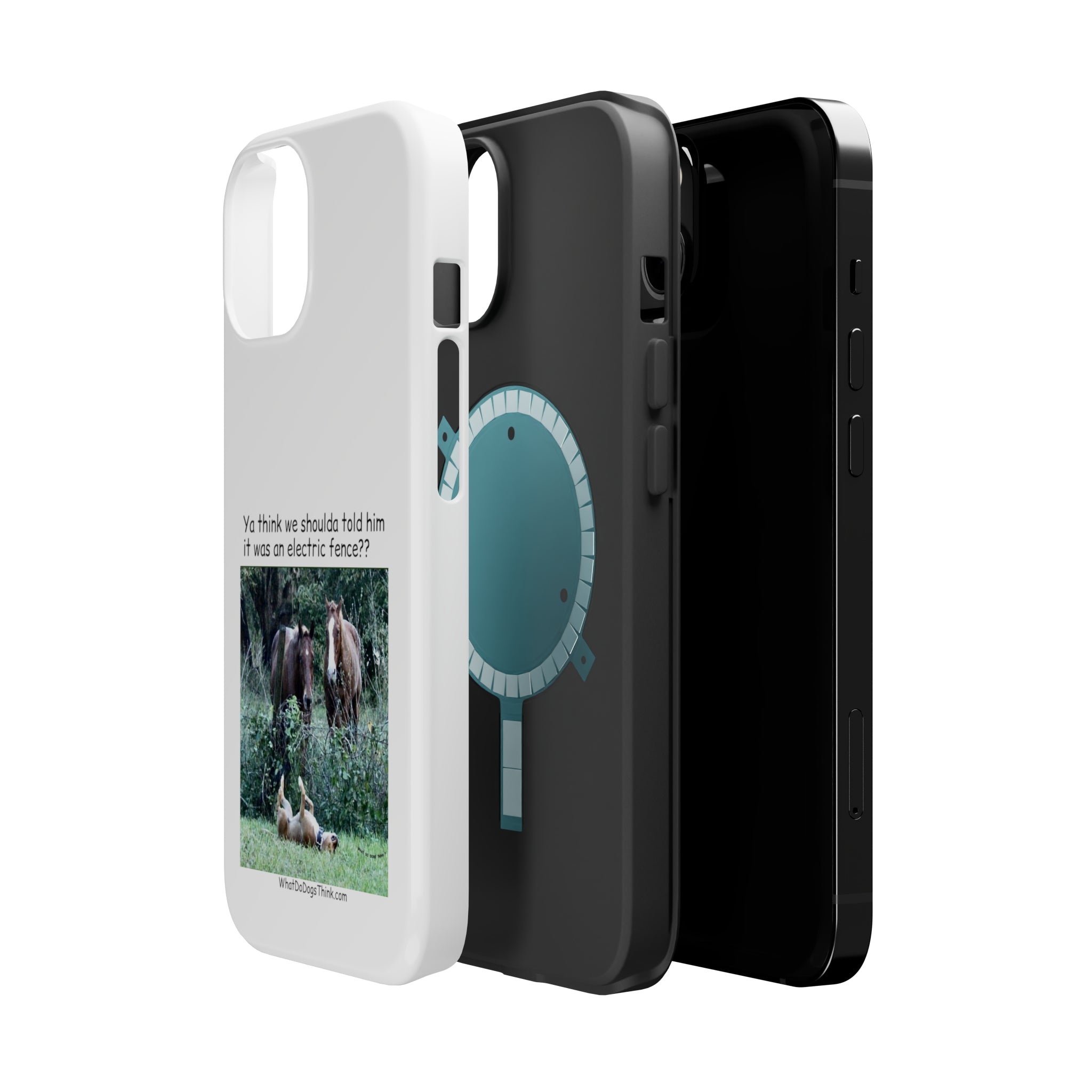 Electric Fence White MagSafe Tough Cases