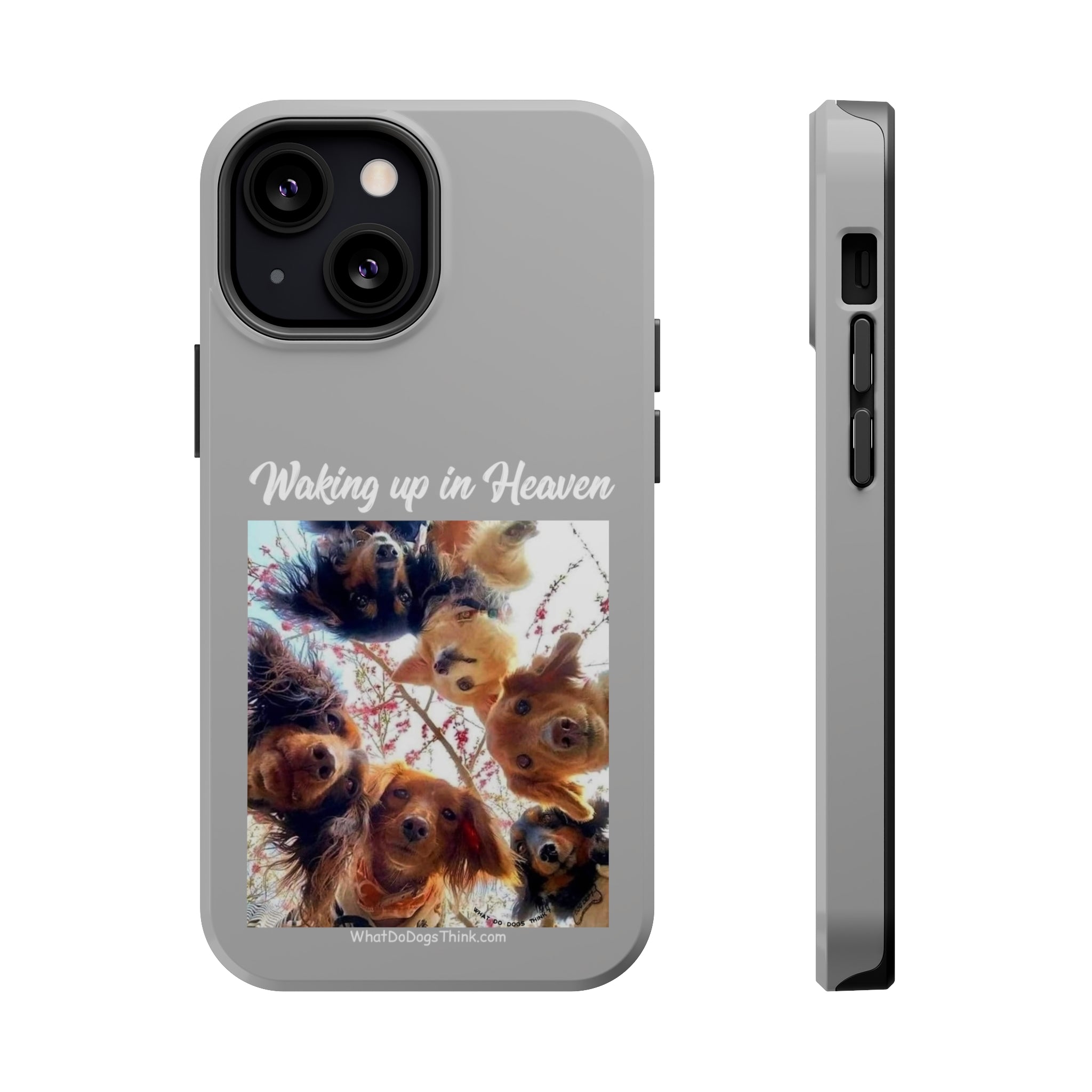 Waking Up In Heaven Gray MagSafe Tough Cases