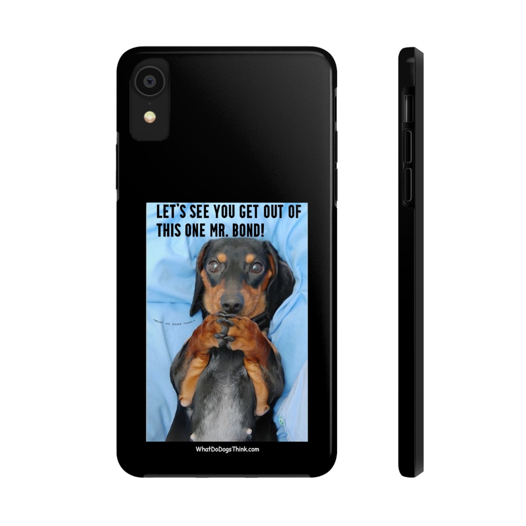 Mr Bond Black Tough Phone Cases