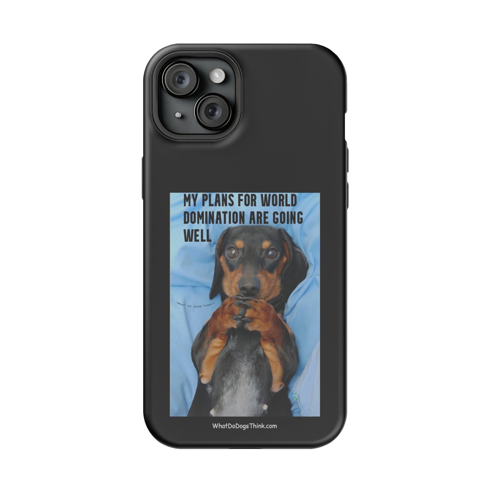 World Domination Black MagSafe Tough Cases