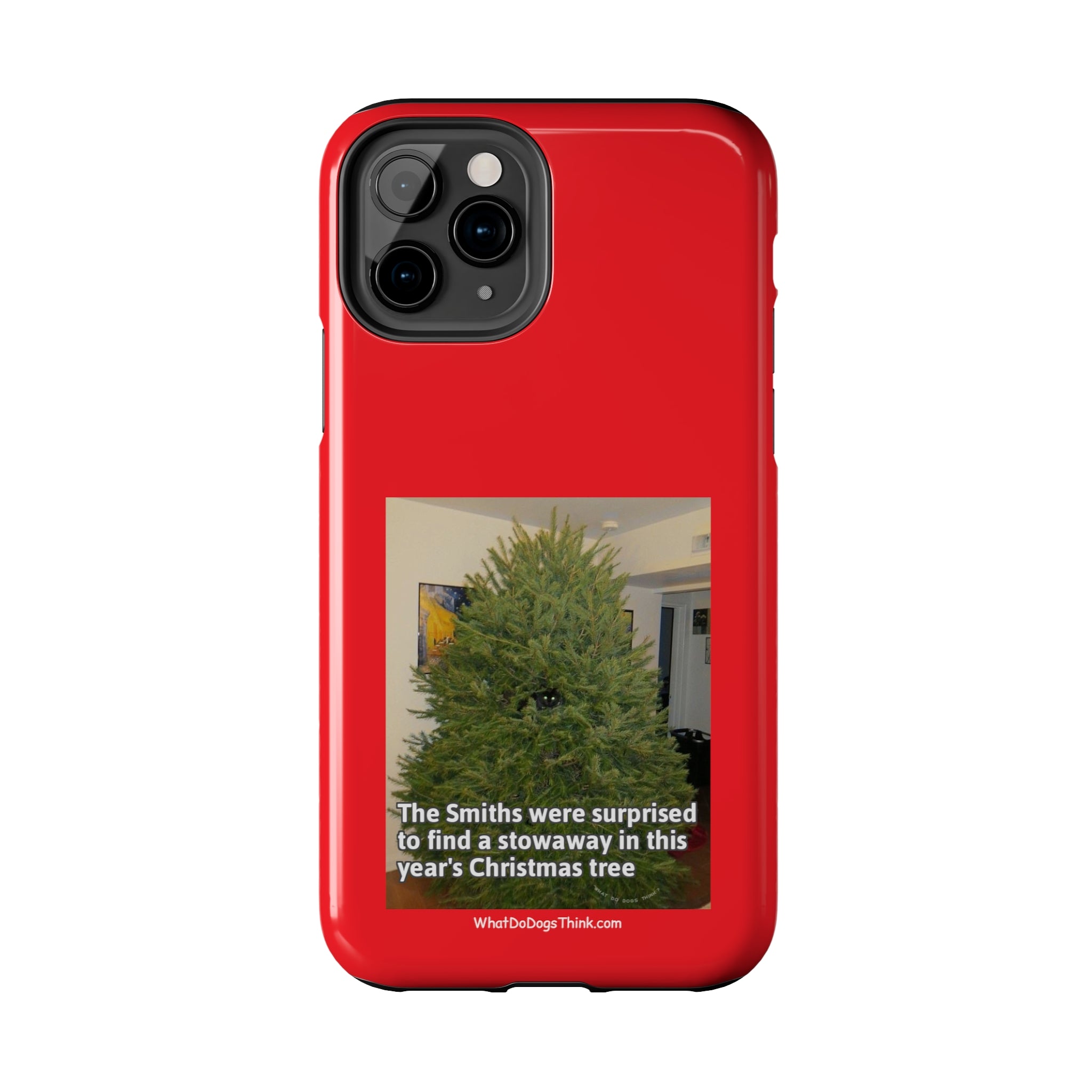Stowaway Cat Red Tough Phone Cases