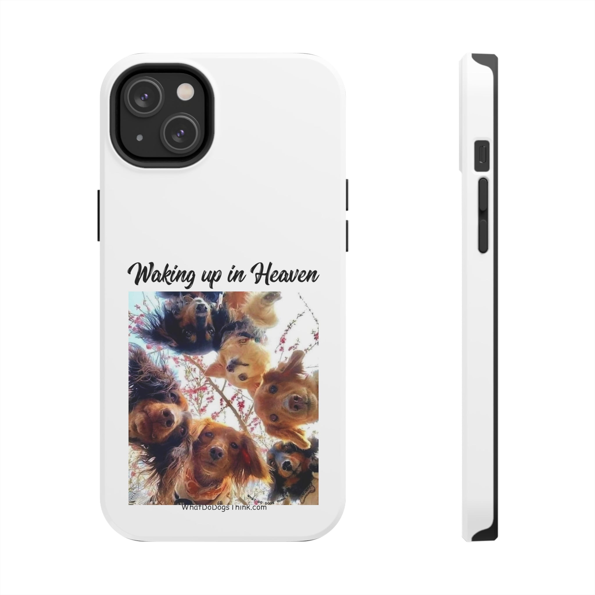 Waking Up in Heaven White Tough Phone Cases