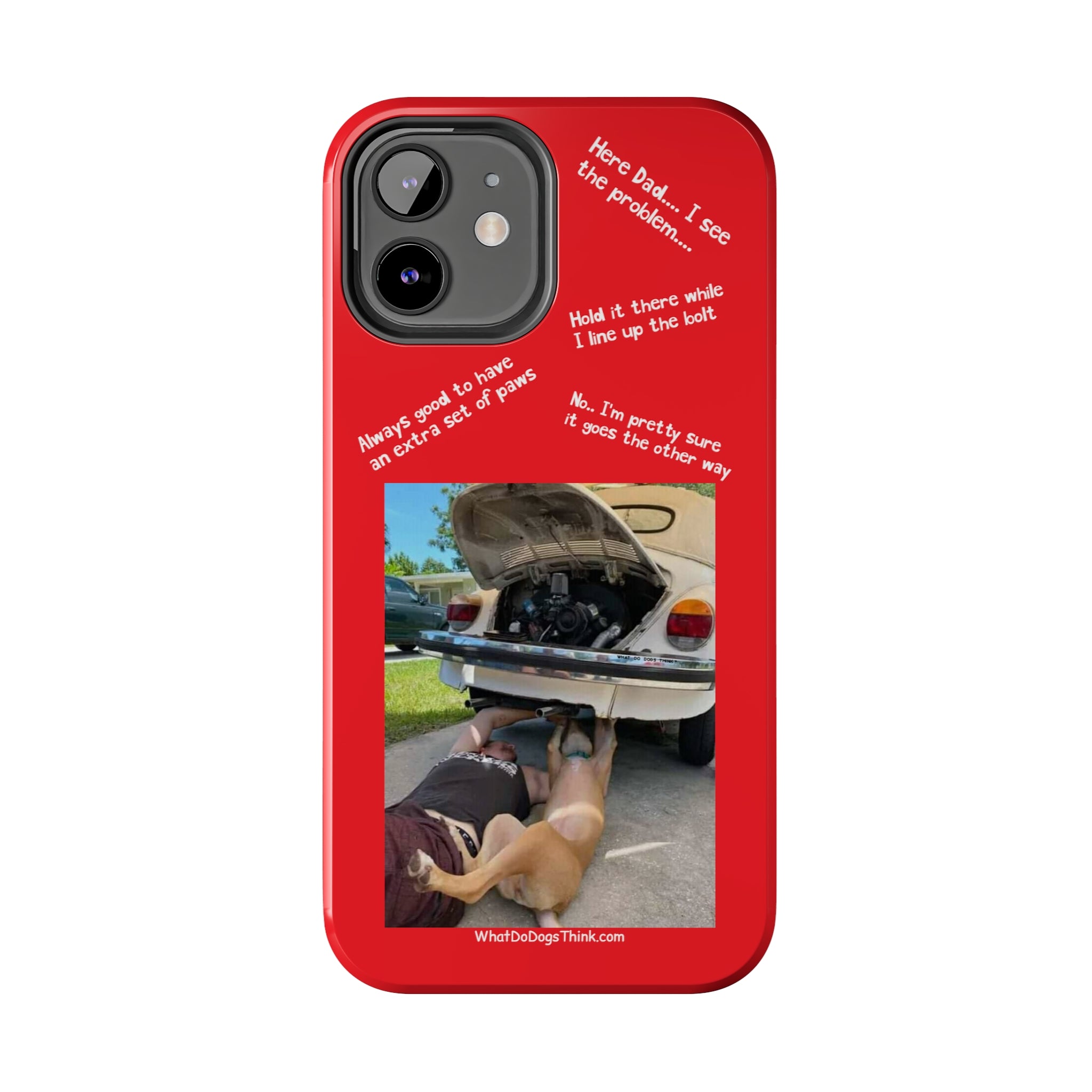 Bug Helper Compilation Red Tough Phone Cases